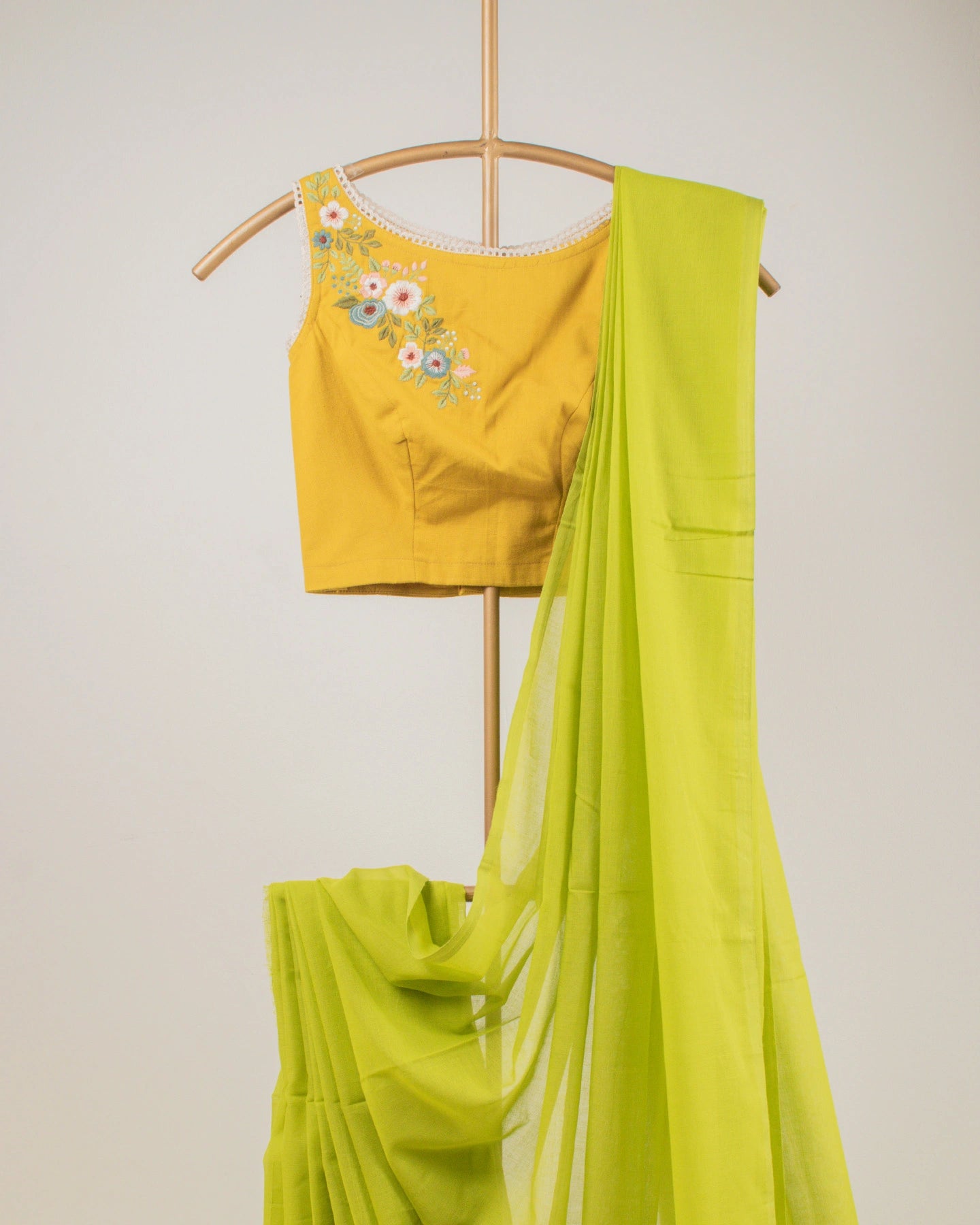 Kiwi Crush Saree