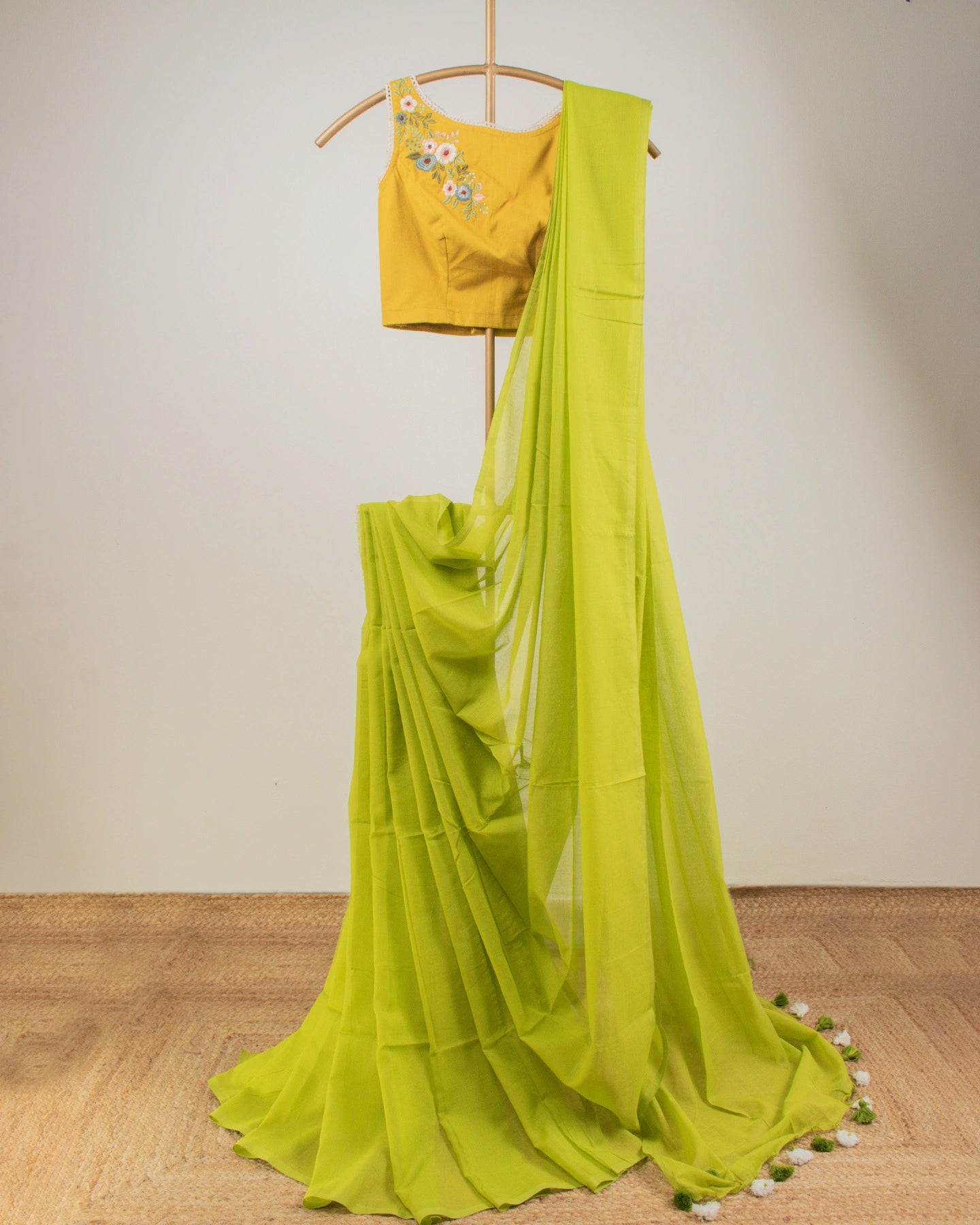Kiwi Crush Saree