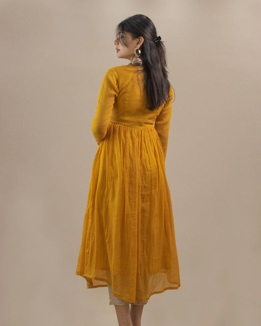 Komal Mustard Kurta
