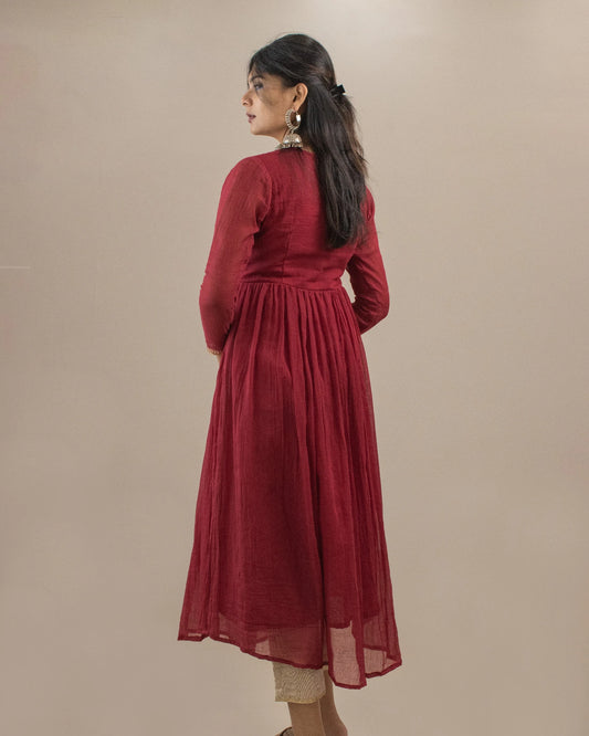 Komal Red Kurta