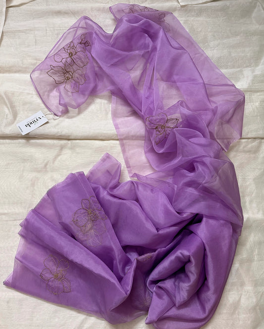 Lavender Blush Saree