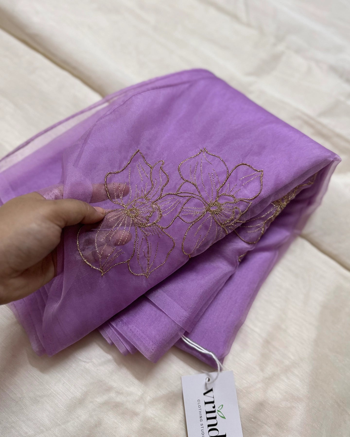 Lavender Blush Saree
