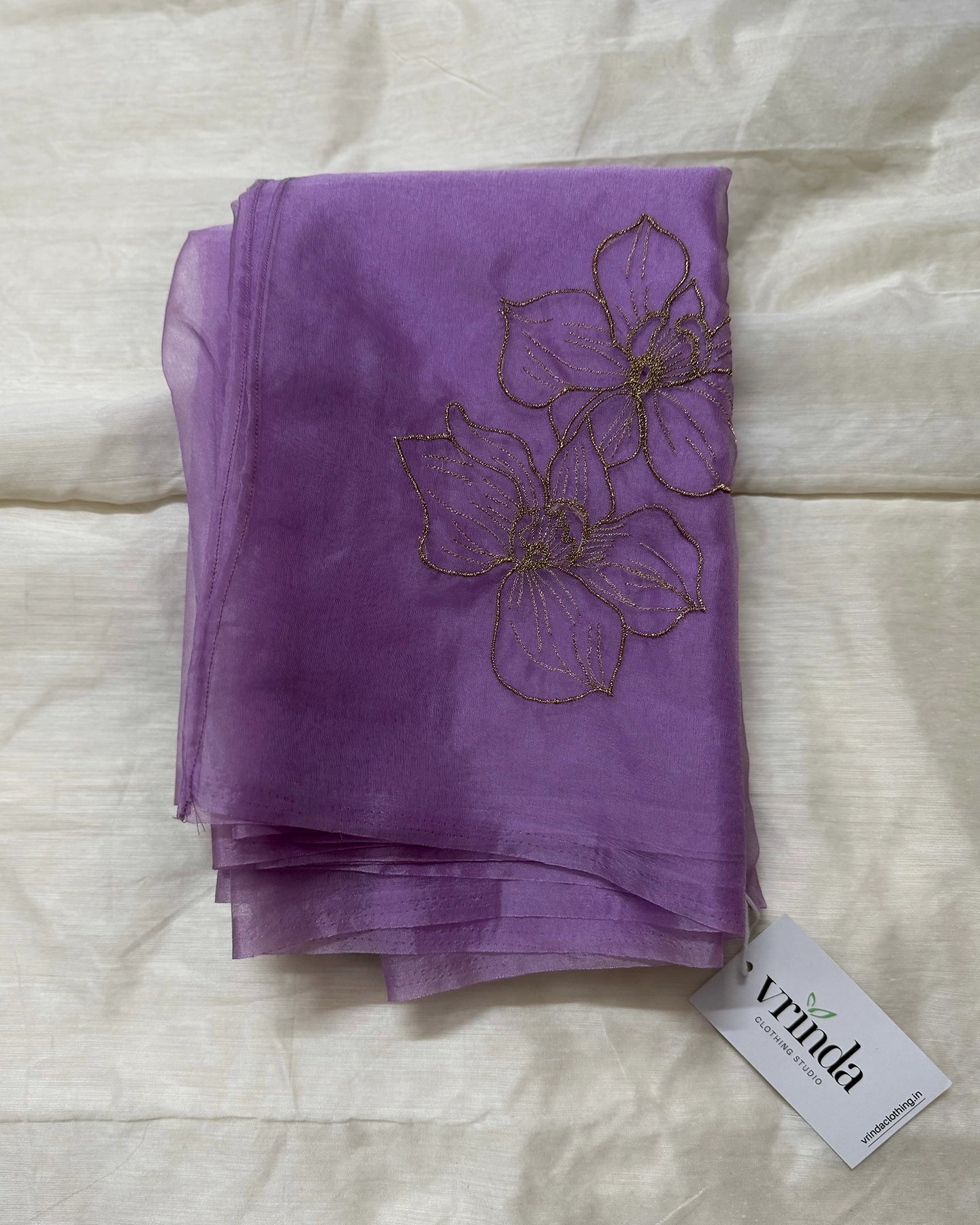 Lavender Blush Saree