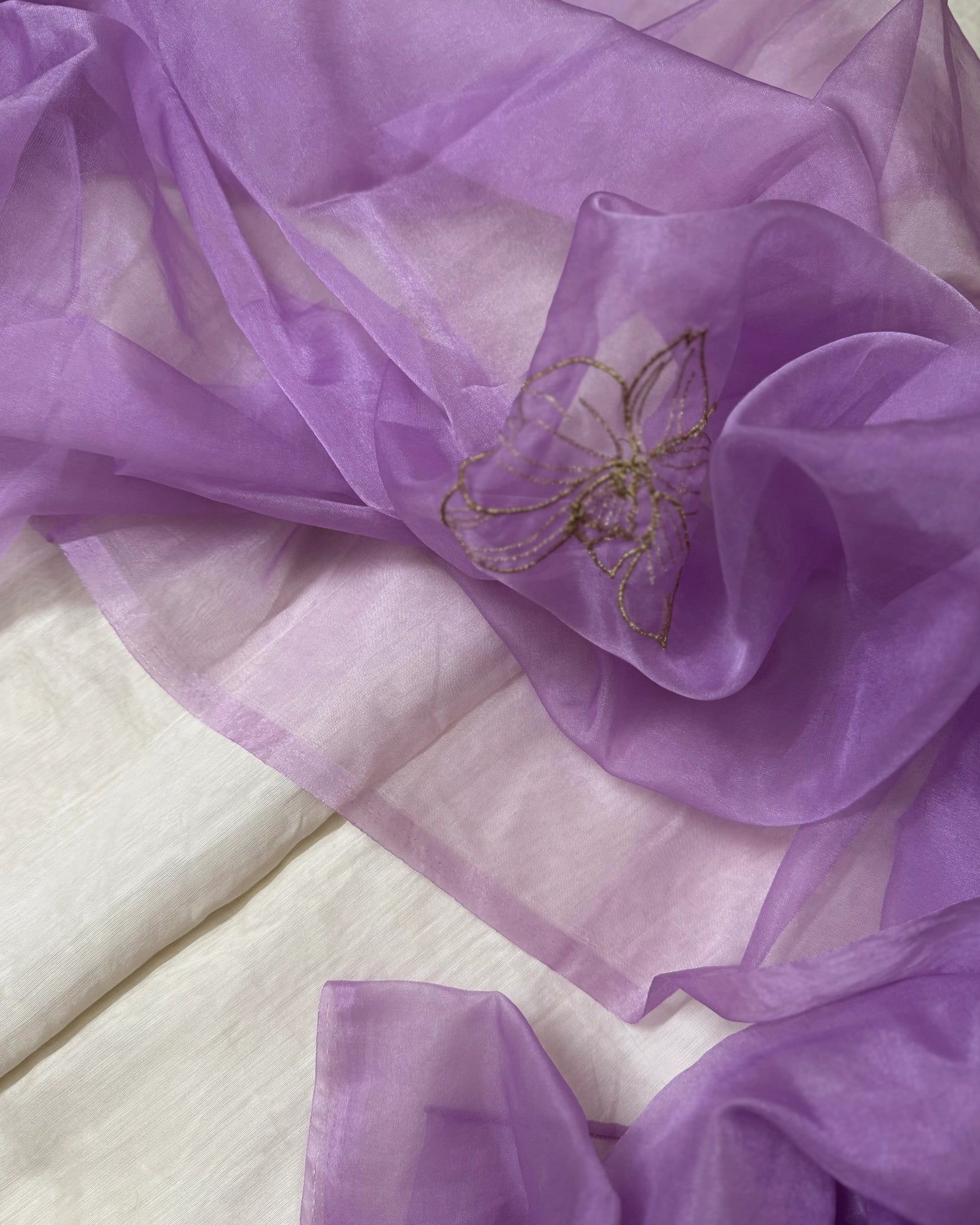 Lavender Blush Saree