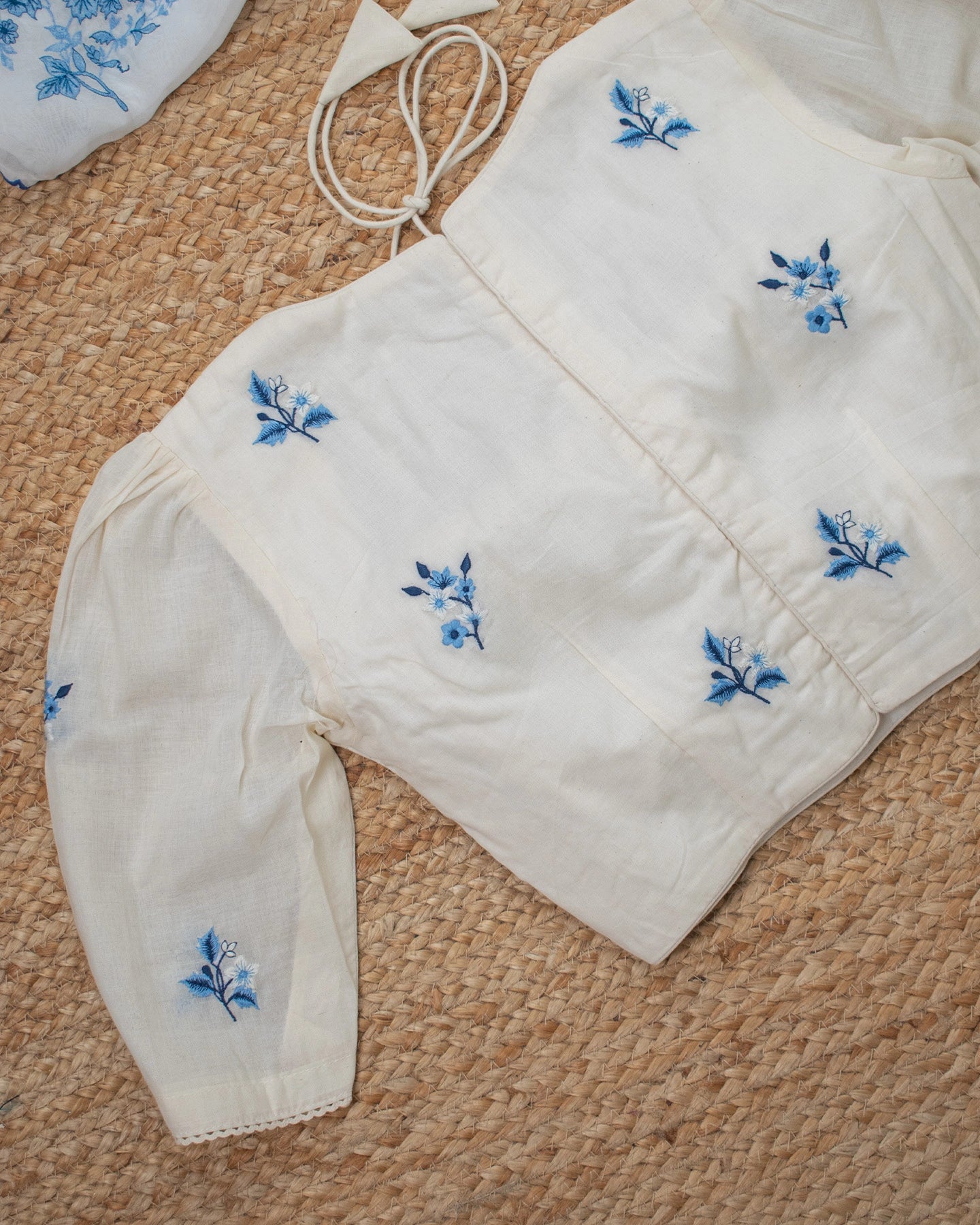 Madhulata Ivory Blouse