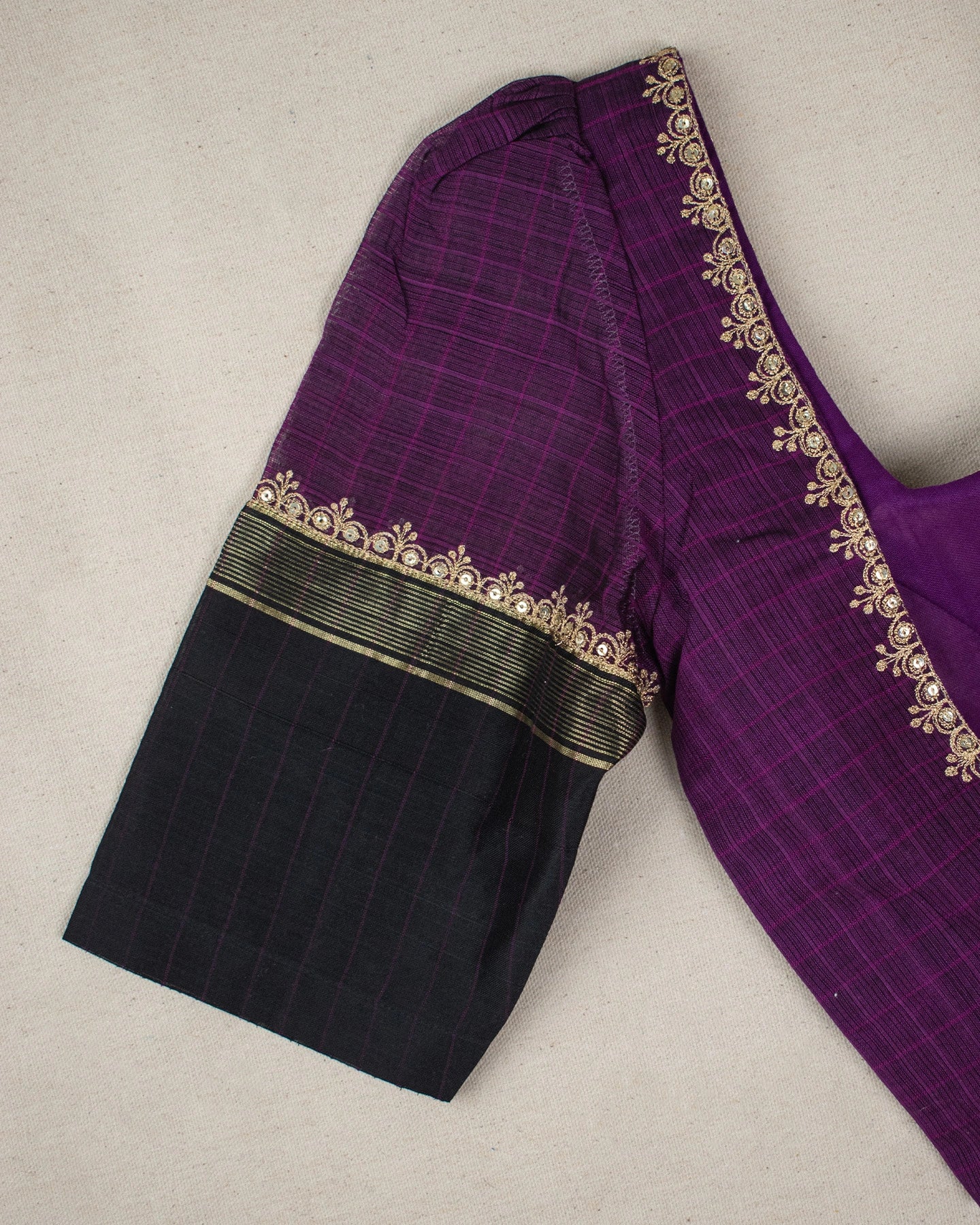Malavika Purple Blouse