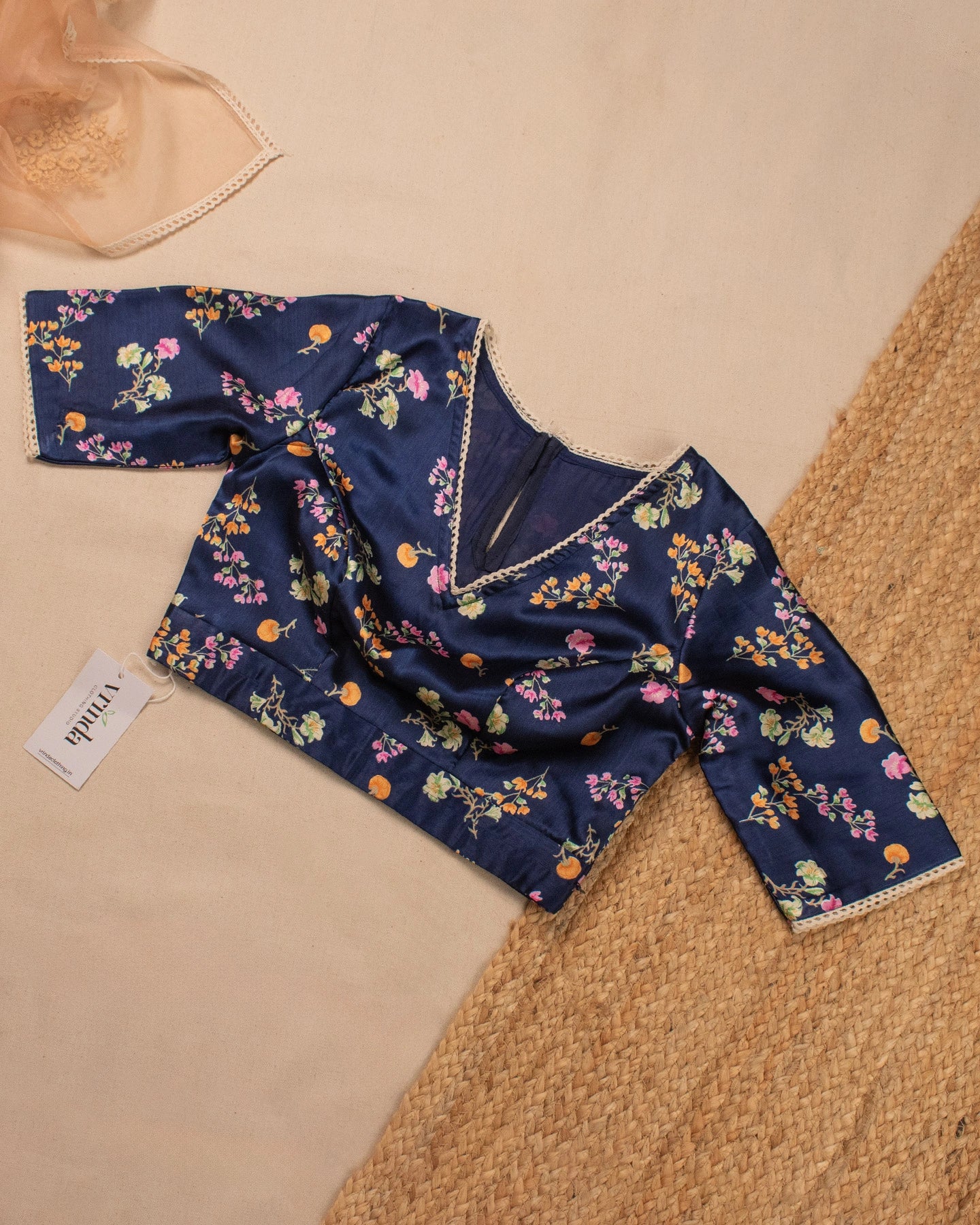 Midnight Bloom Blouse