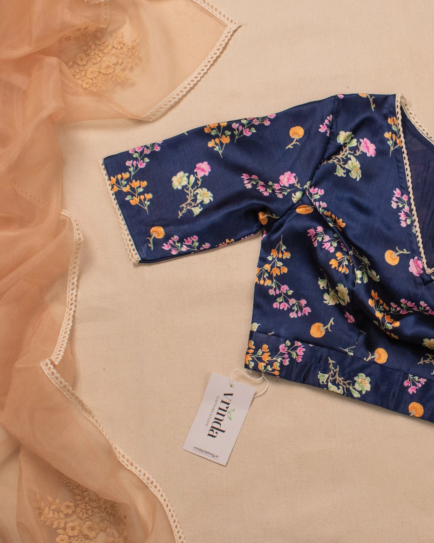 Midnight Bloom Blouse