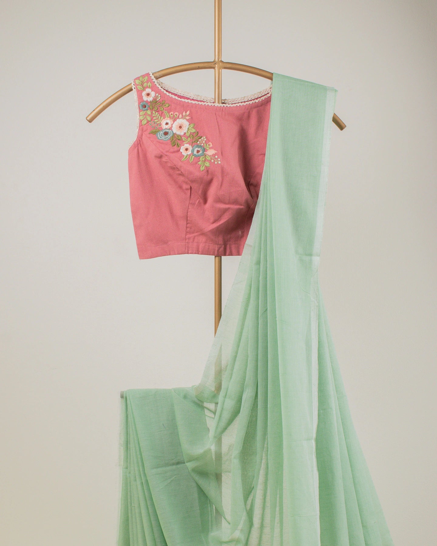 Mint Blast Saree