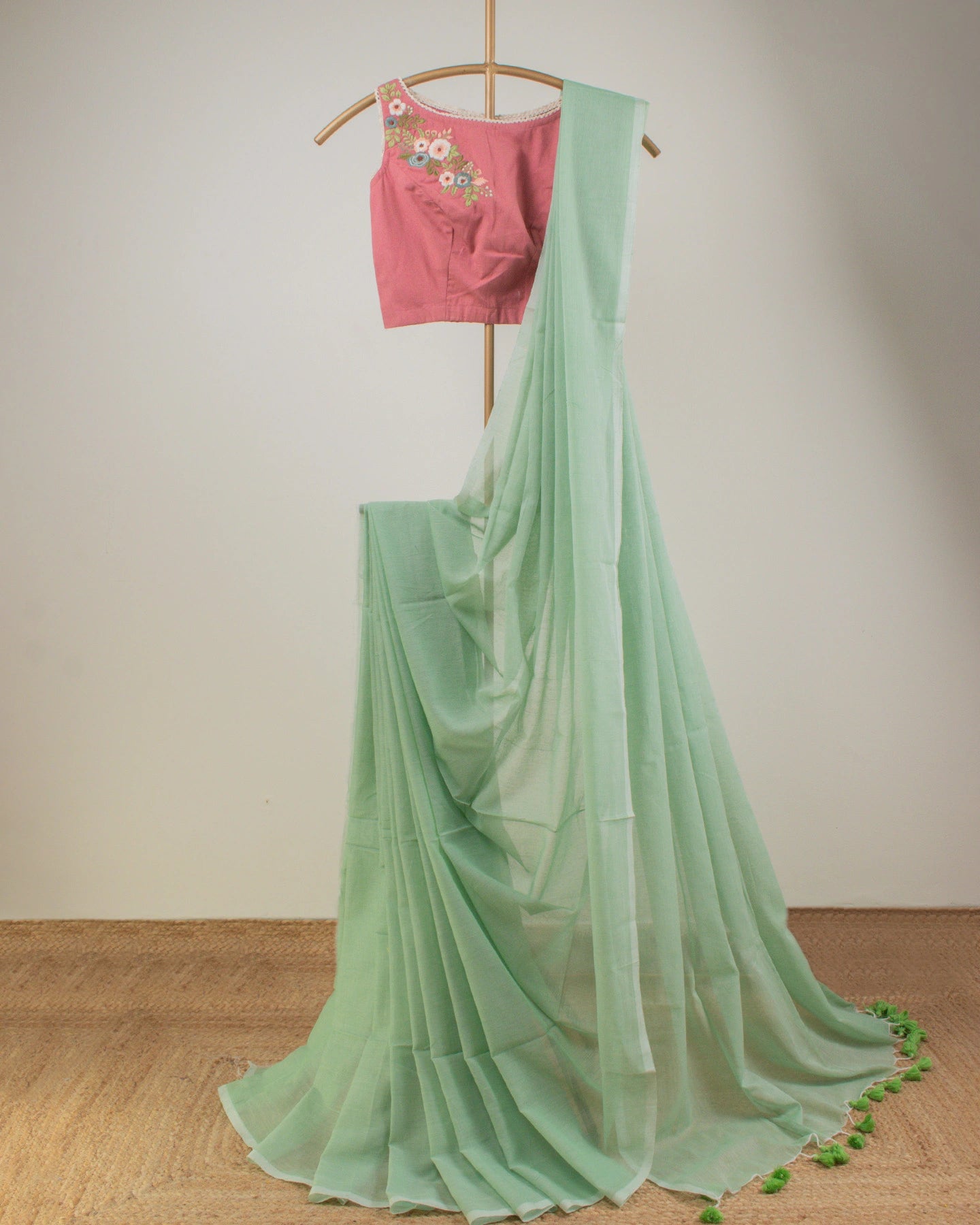 Mint Blast Saree