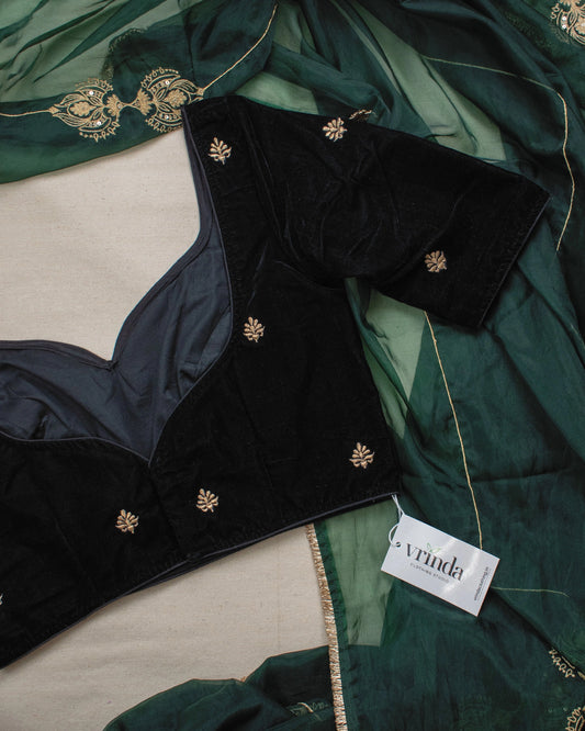 Mushreen Black Blouse