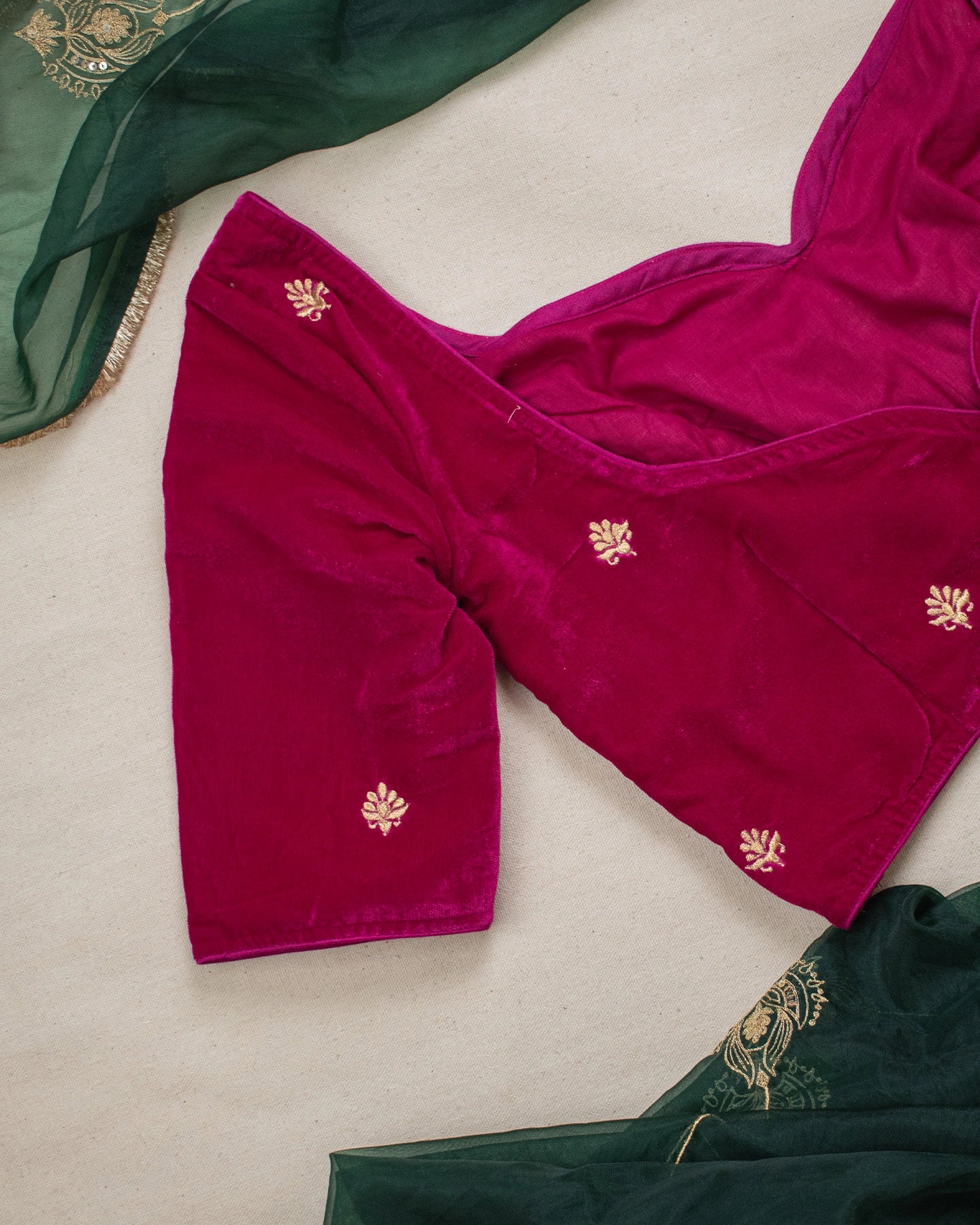 Mushreen Hotpink Blouse