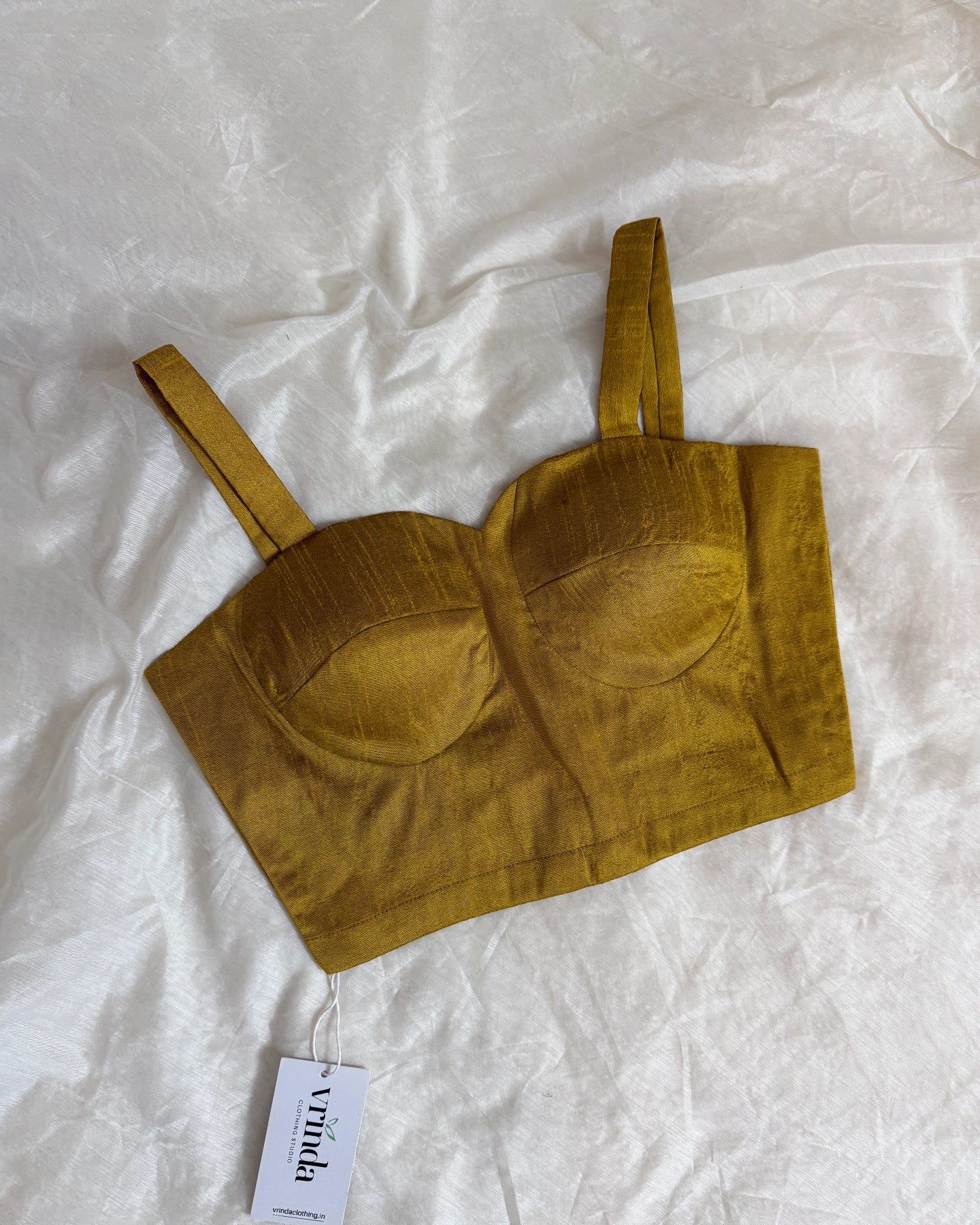 Mustard Corset Blouse