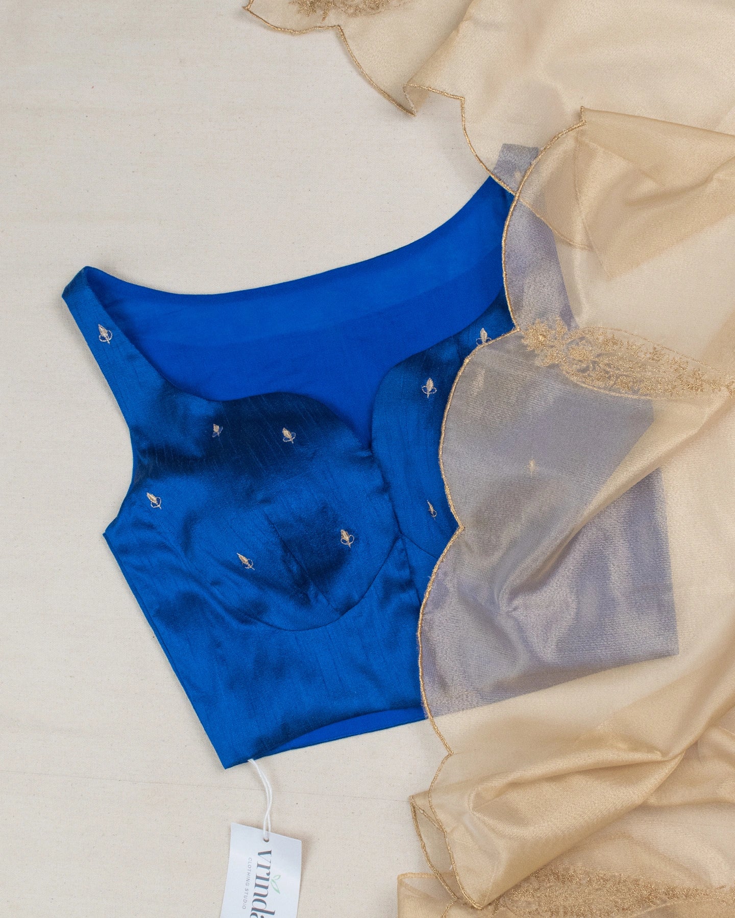 Nayantara Blue Blouse