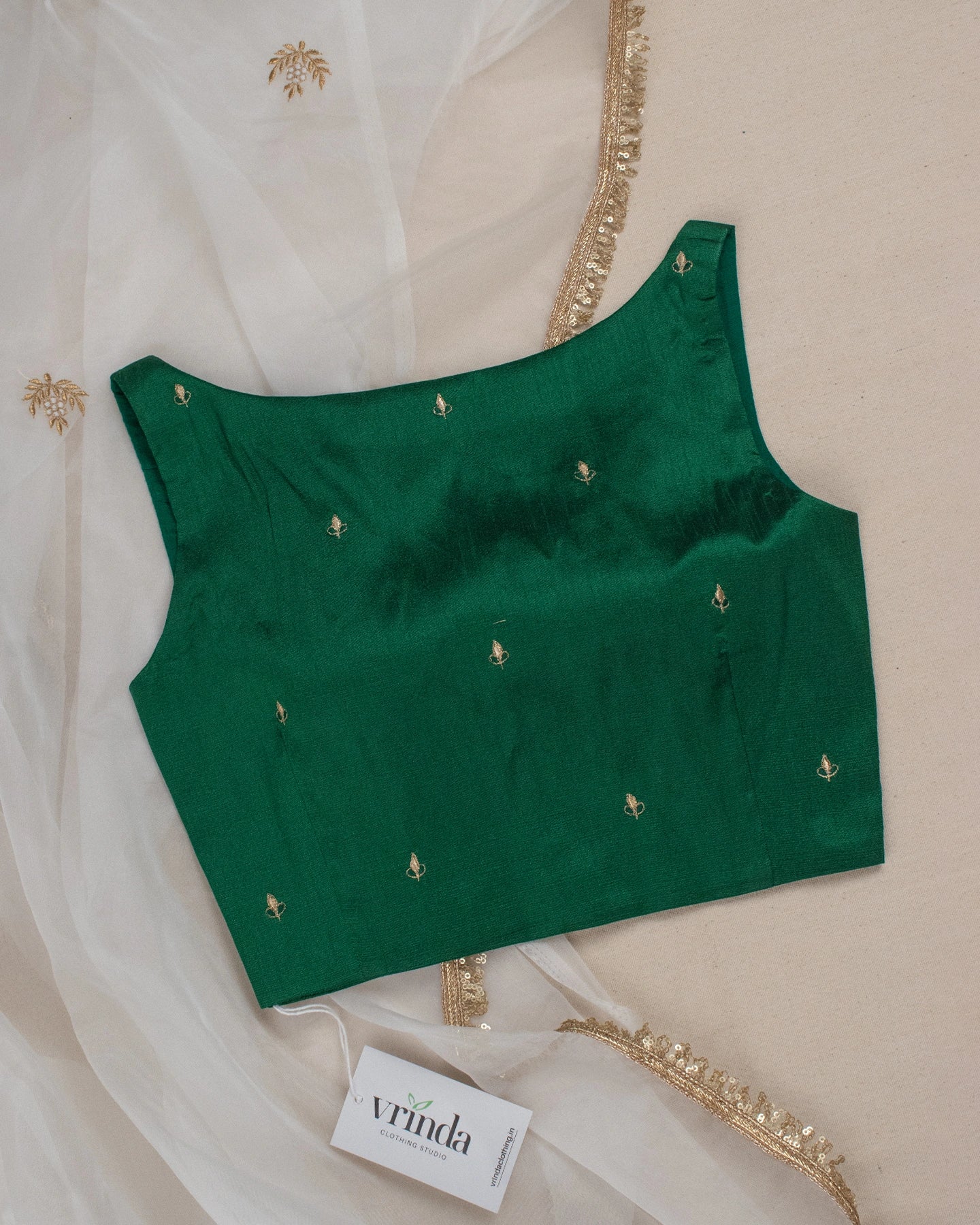 Nayantara Green Blouse