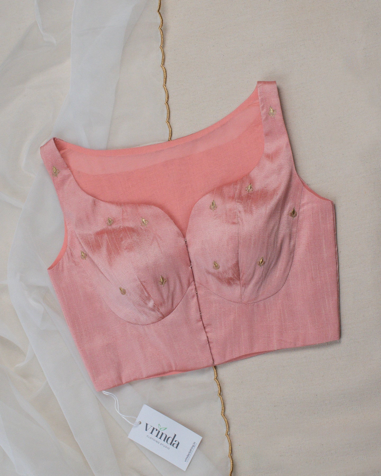 Nayantara Peach Blouse