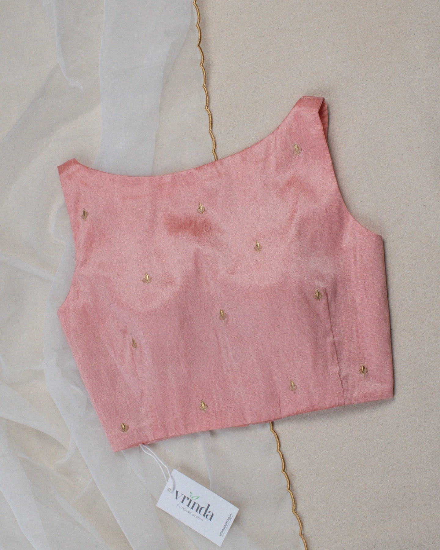 Nayantara Peach Blouse