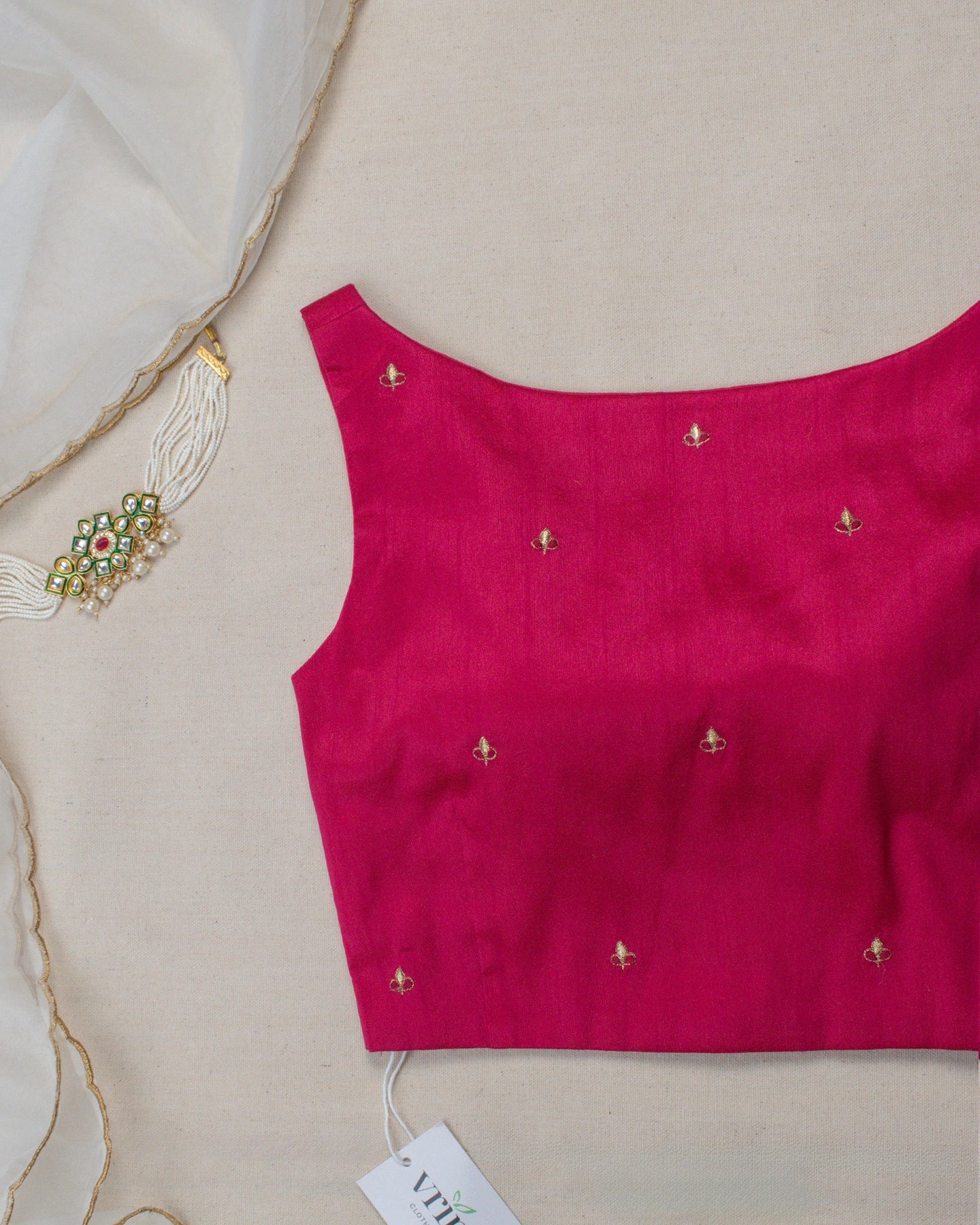 Nayantara Hotpink Blouse