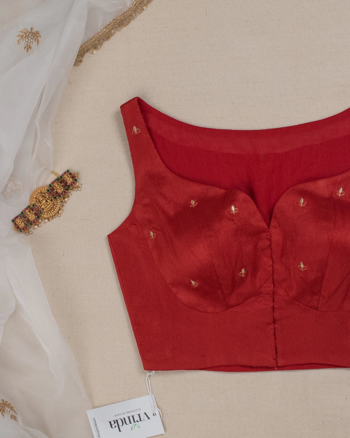 Nayantara Red Blouse