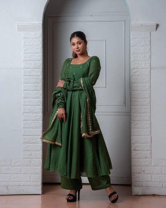 Siyaa Olive Kurta