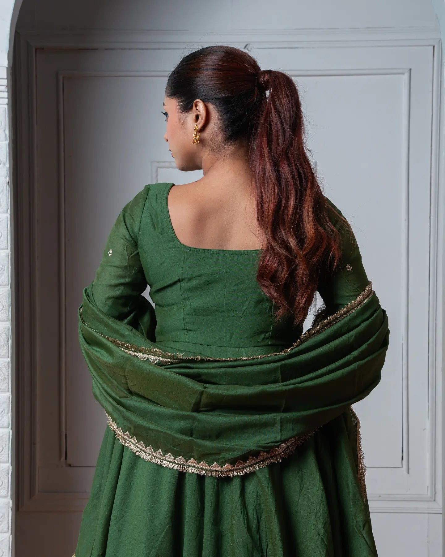 Siyaa Olive Kurta