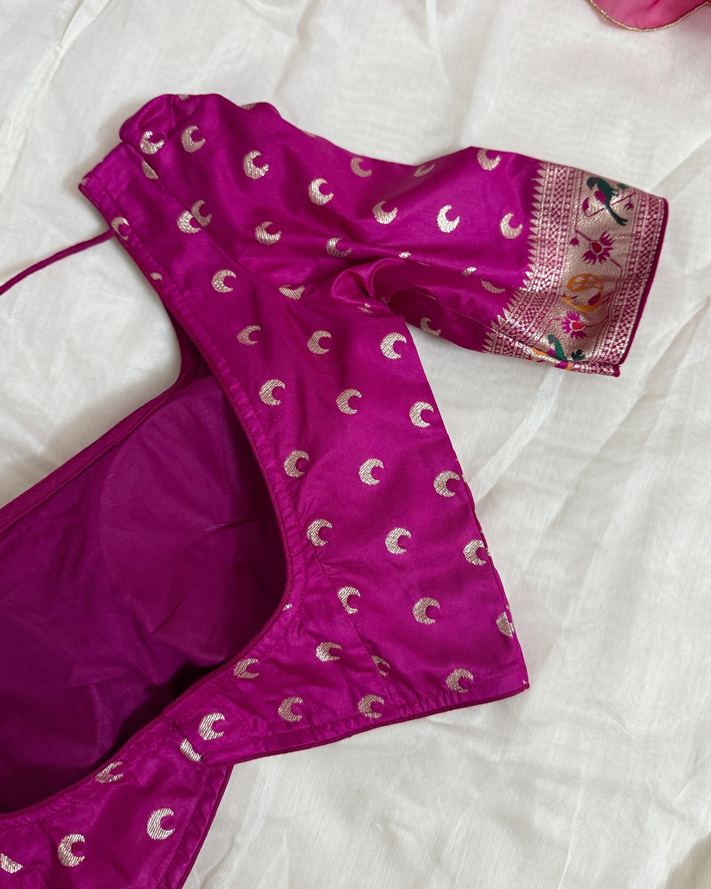 Paithani Magenta Blouse