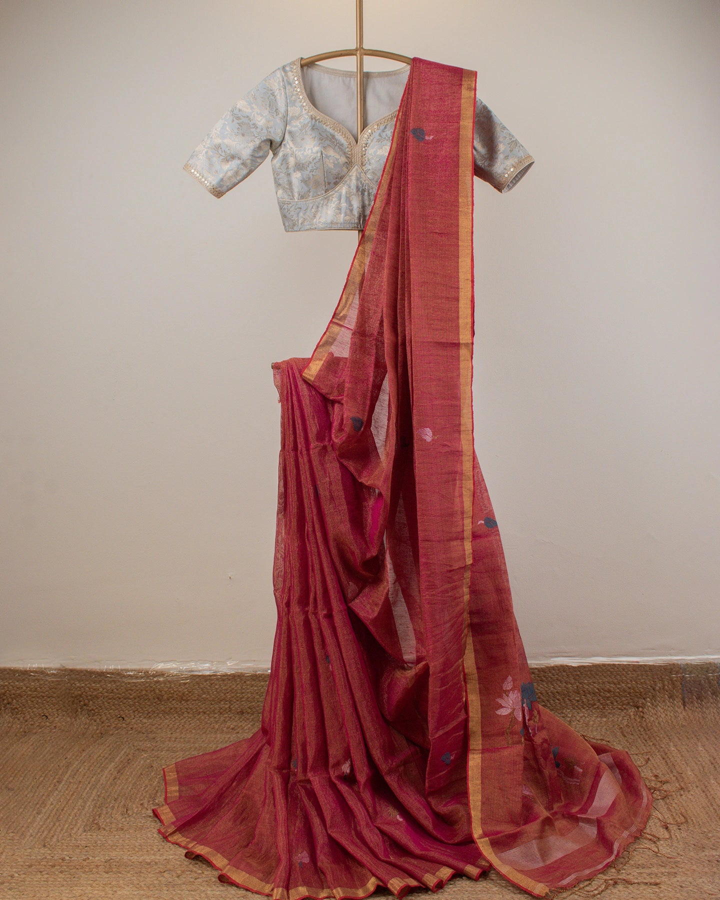 Laal Paithani Handwoven Saree