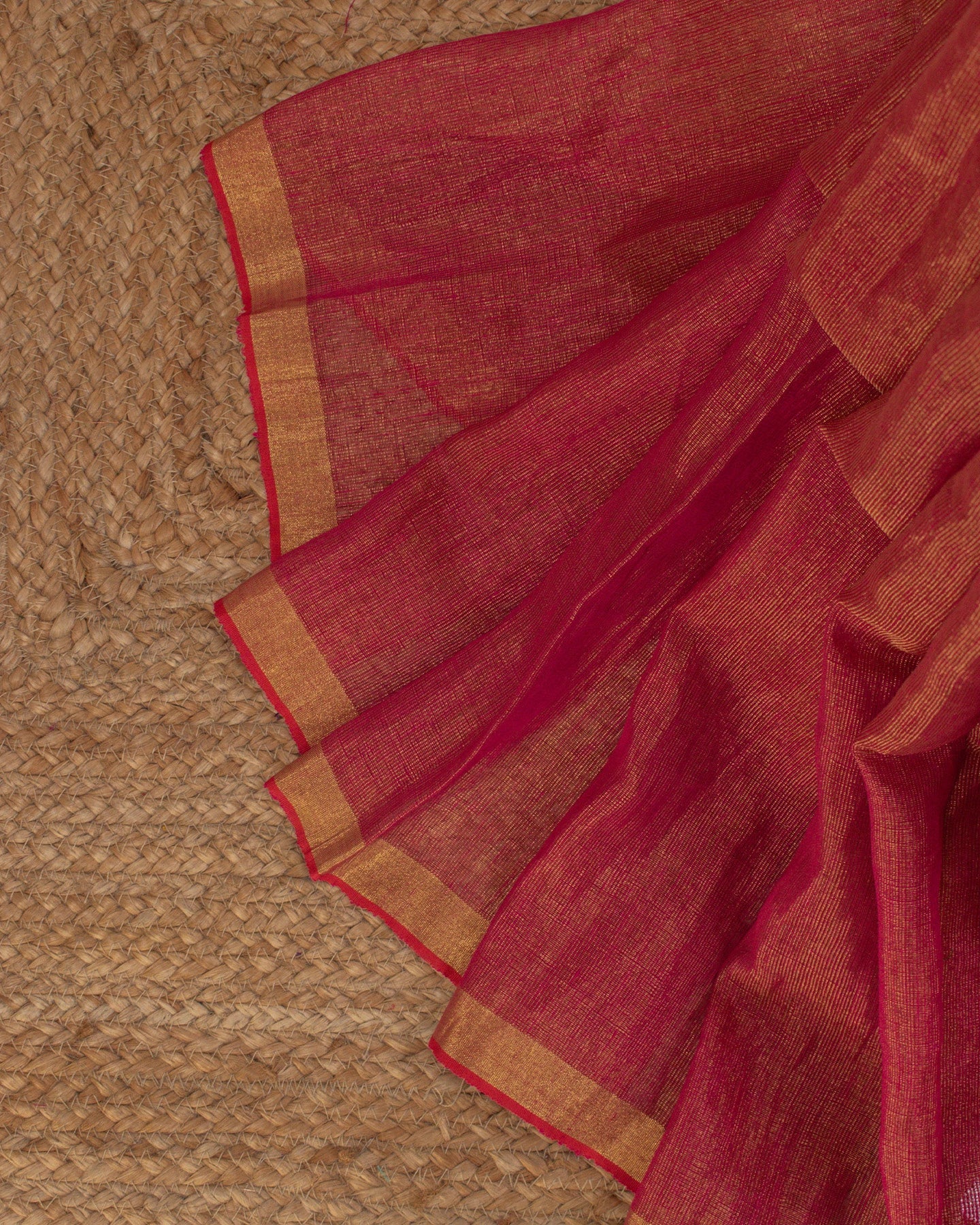 Laal Paithani Handwoven Saree