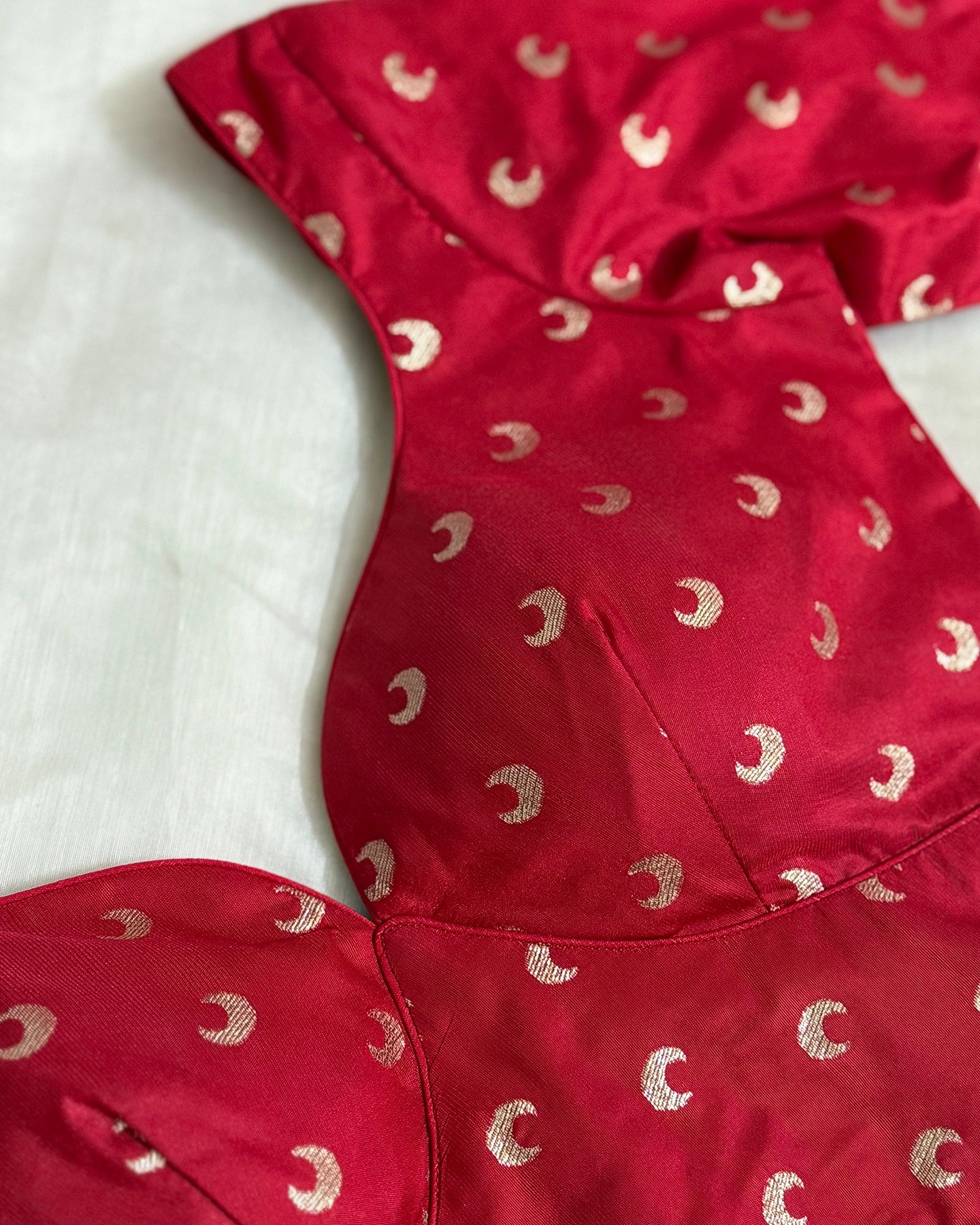 Paithani Red Blouse
