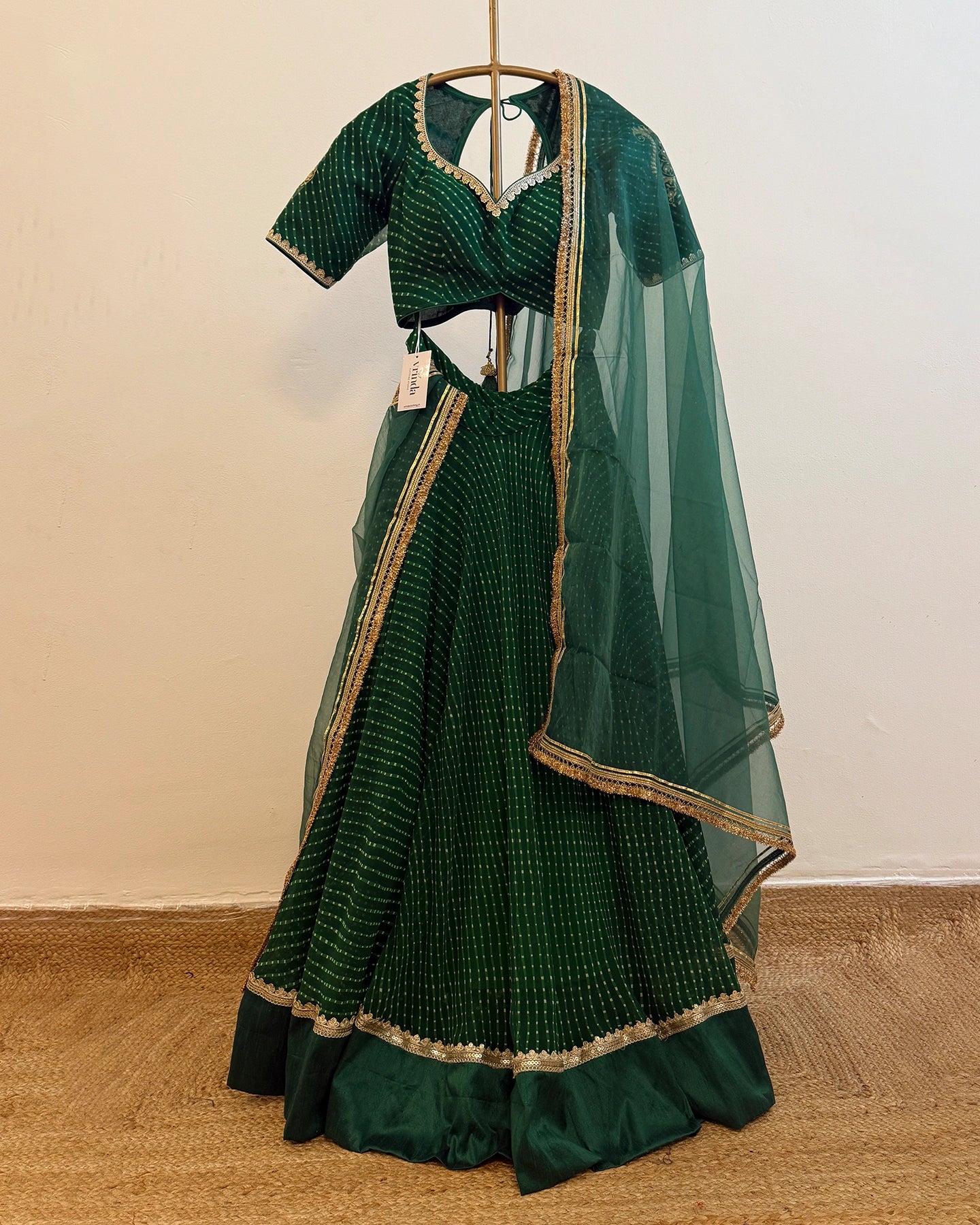 Priyanshi Hara Lehenga Set
