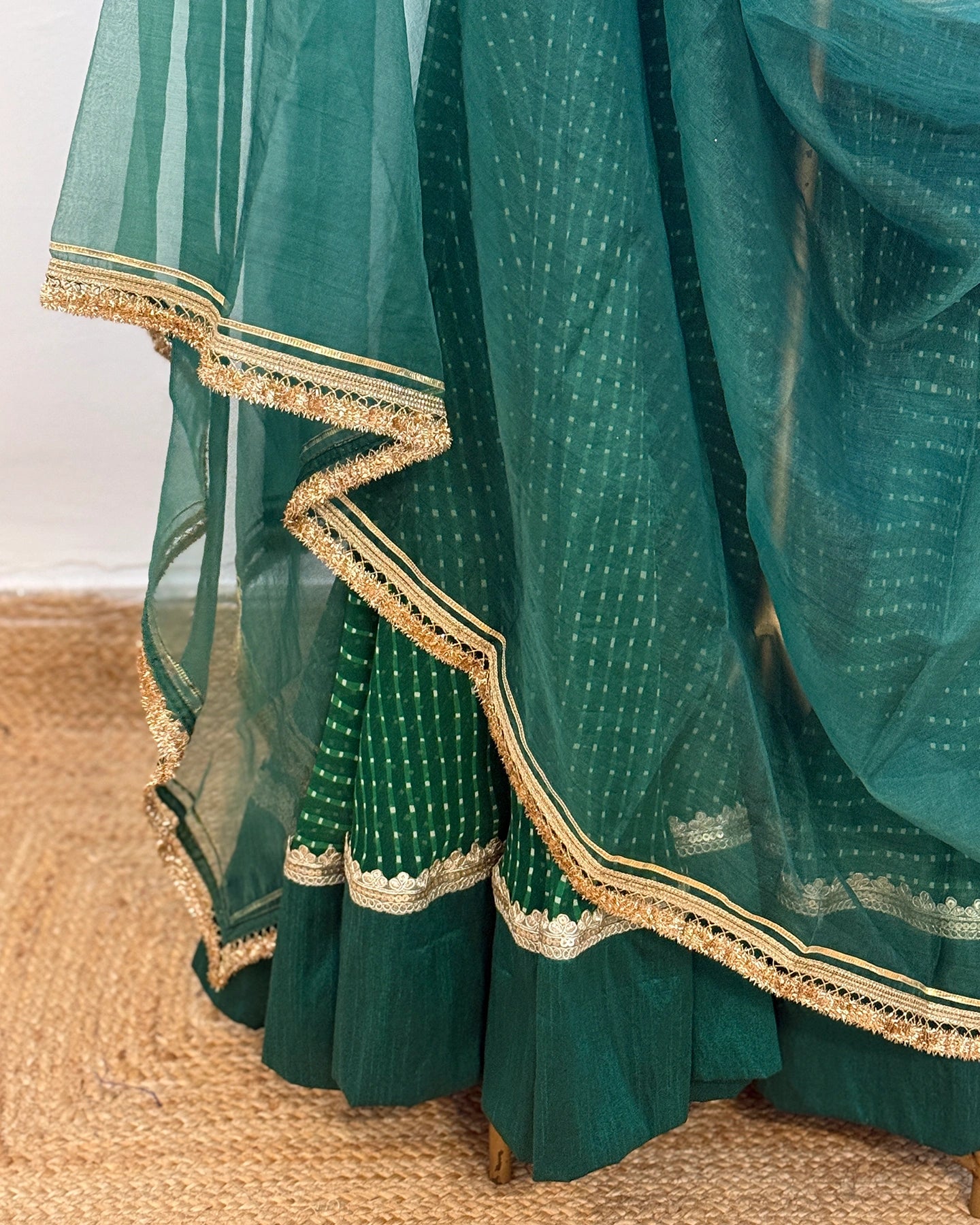 Priyanshi Hara Lehenga Set