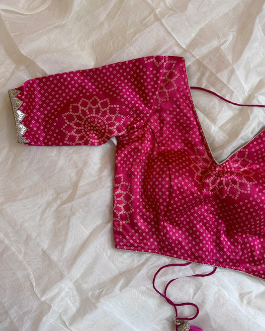 Rani bandhej Blouse