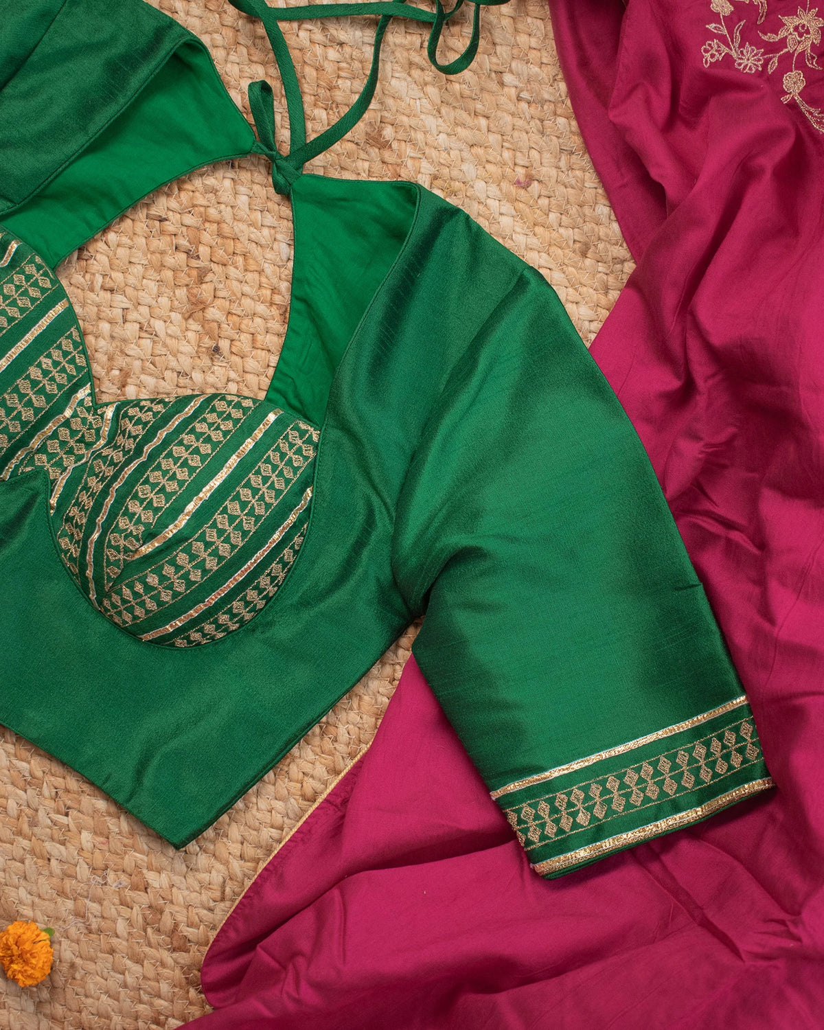 Rubari Emerald Blouse