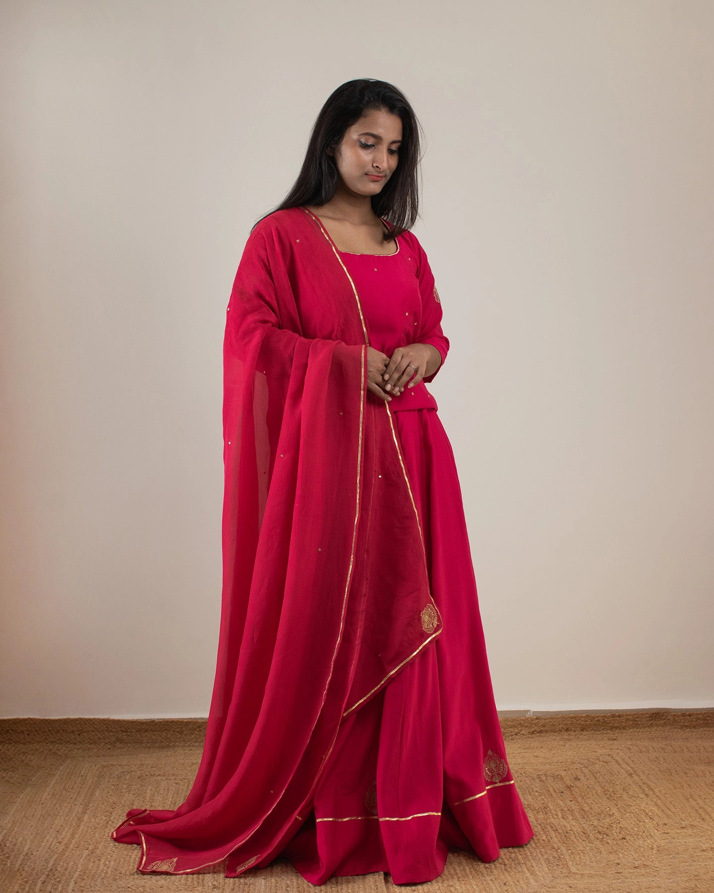 Samarvi Hot Pink Lehenga Set