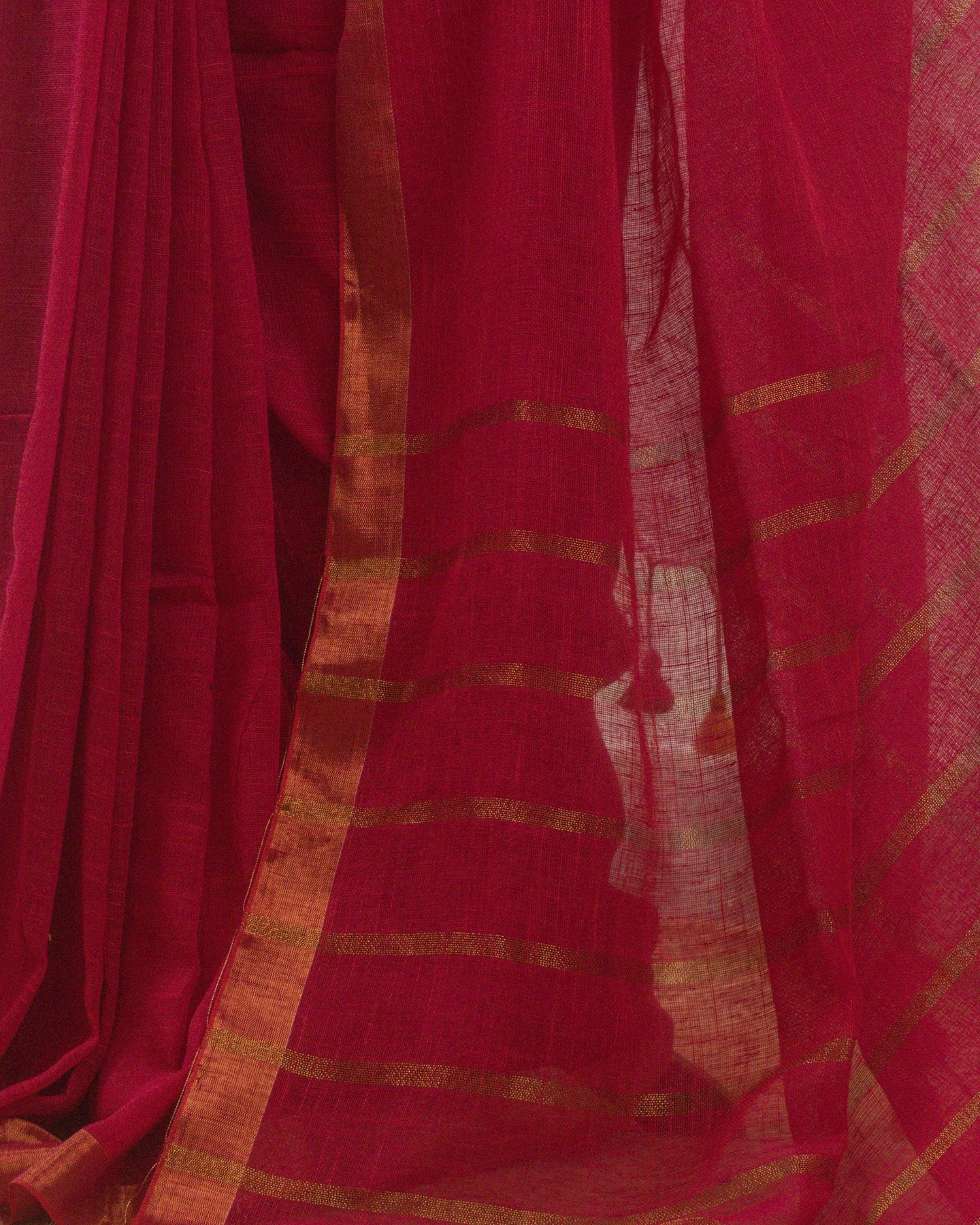 Sandhya Rani Handwoven Linen Saree