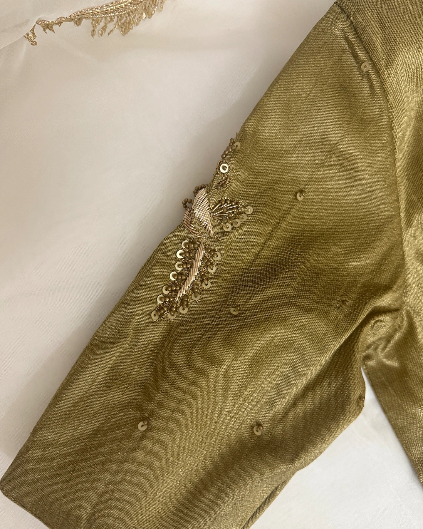 Sarang Antique Gold Blouse