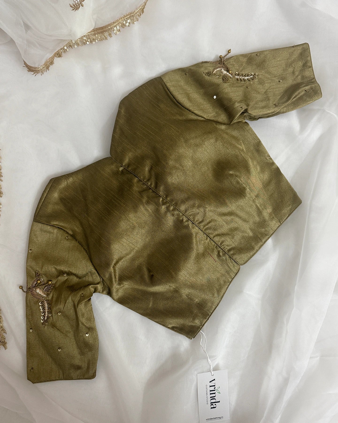 Sarang Antique Gold Blouse