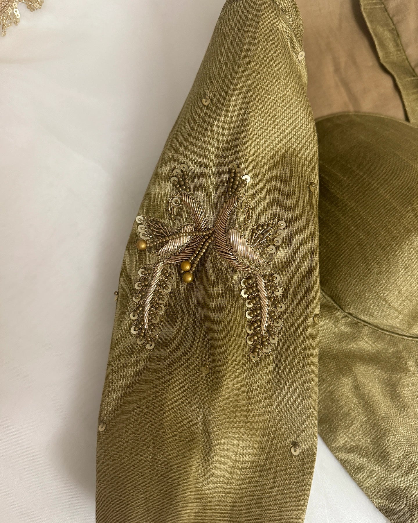 Sarang Antique Gold Blouse