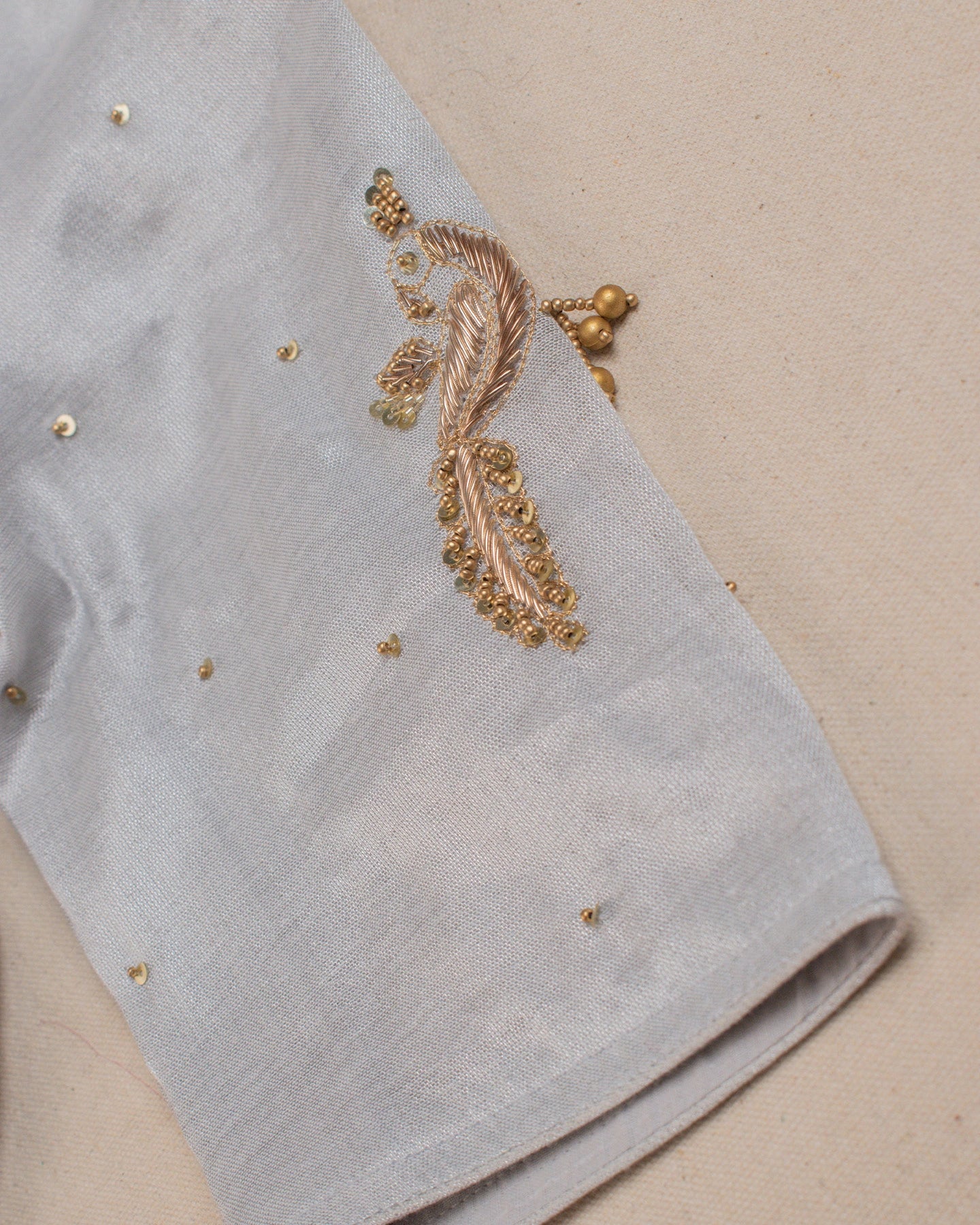 Sarang Silver Blouse