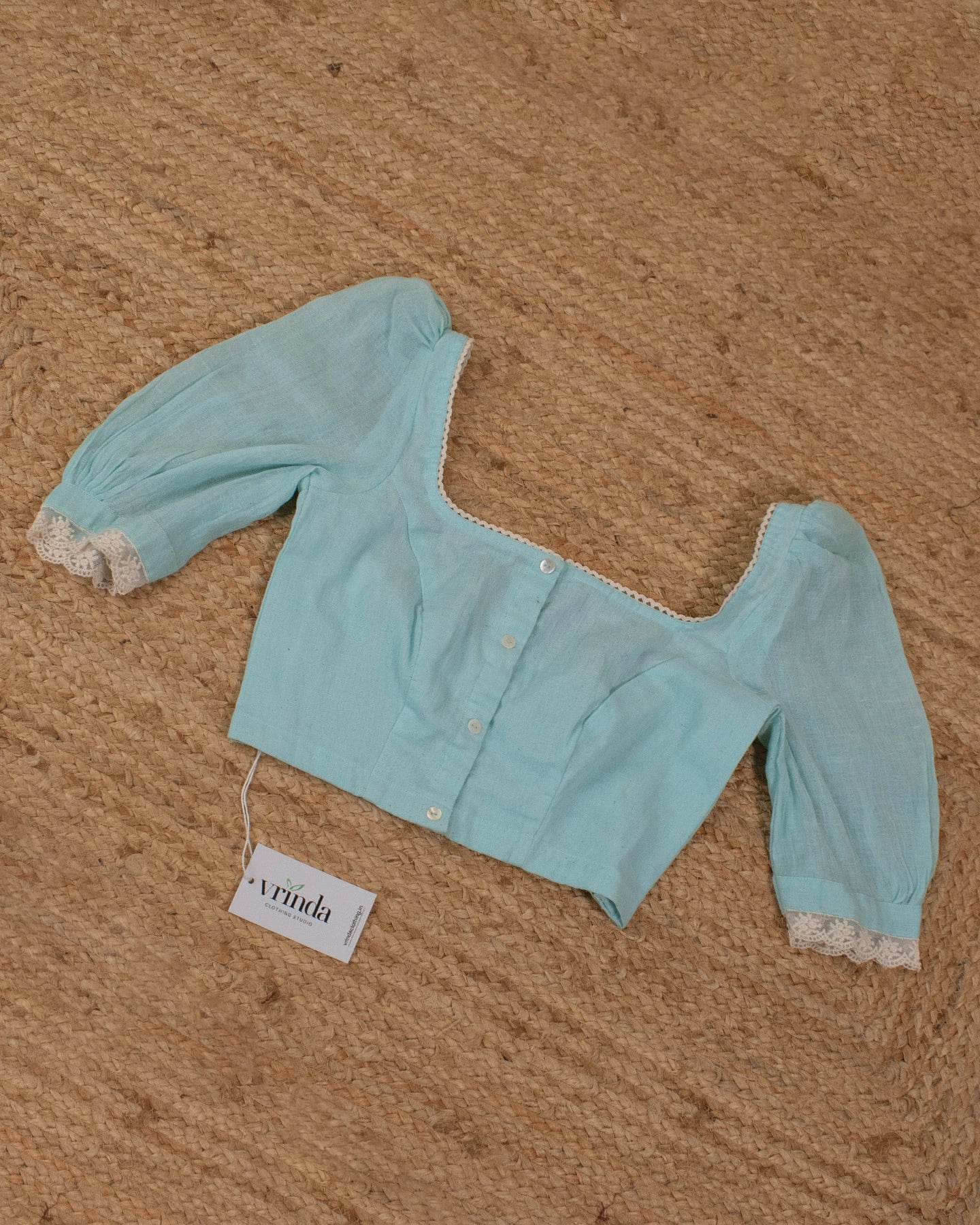 Sky Blue Moon Blouse