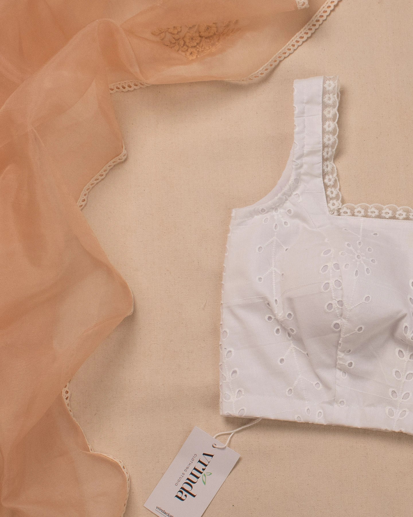 Snow White Sleeveless Blouse