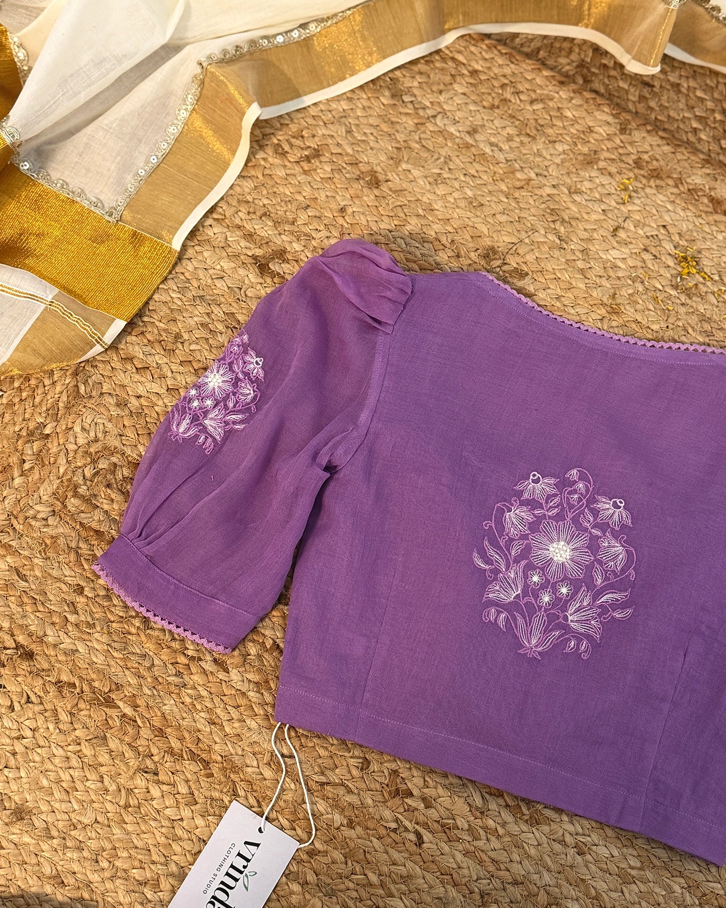 Sukhmani Mauve Blouse