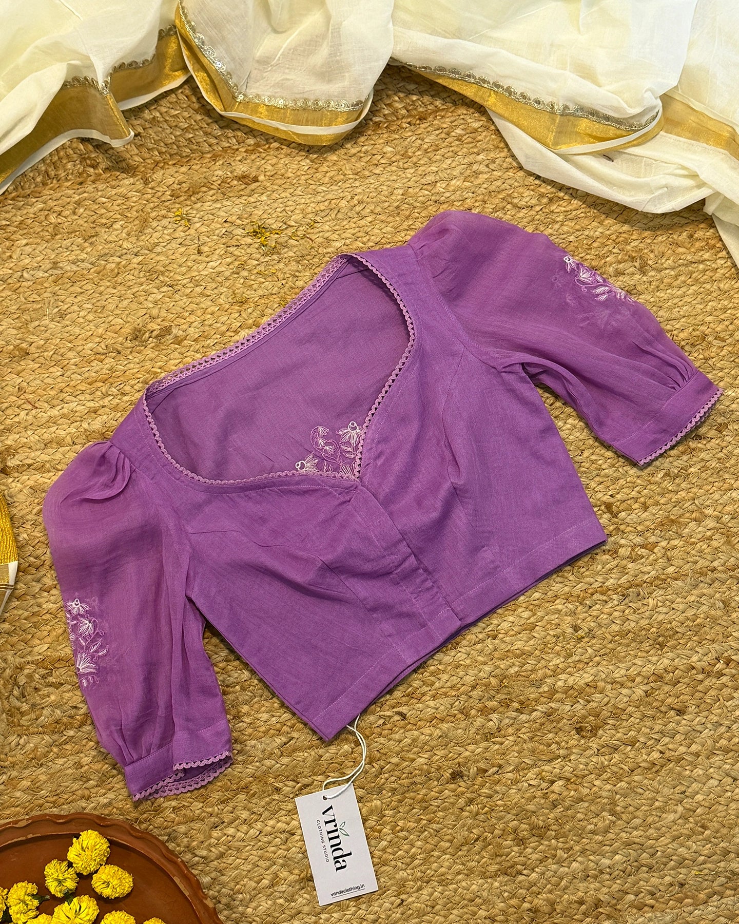 Sukhmani Mauve Blouse