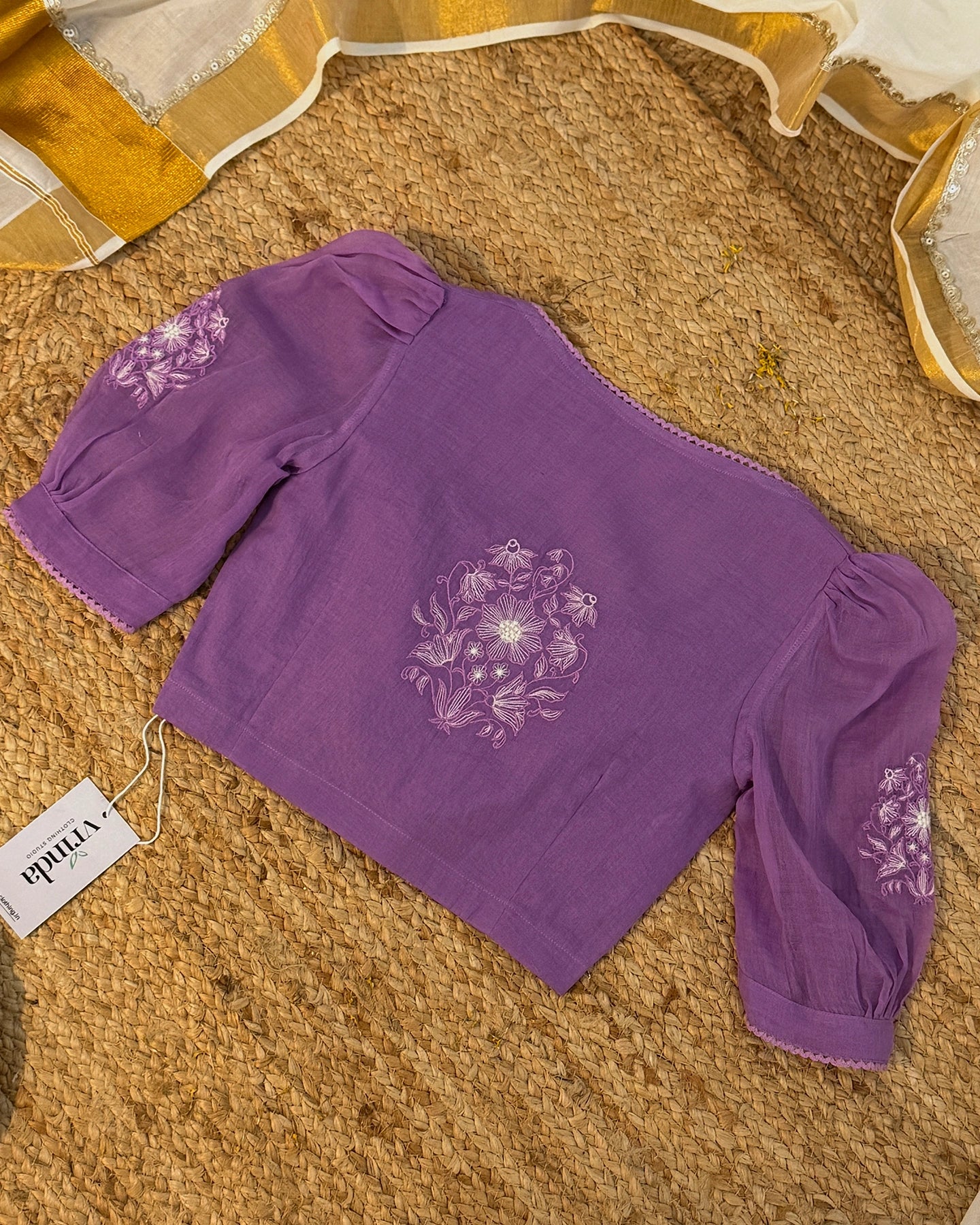 Sukhmani Mauve Blouse