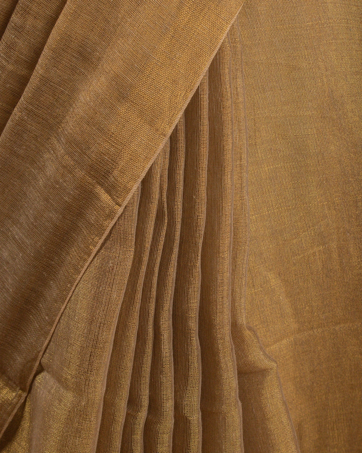 Swargini Antique Gold Handwoven Saree