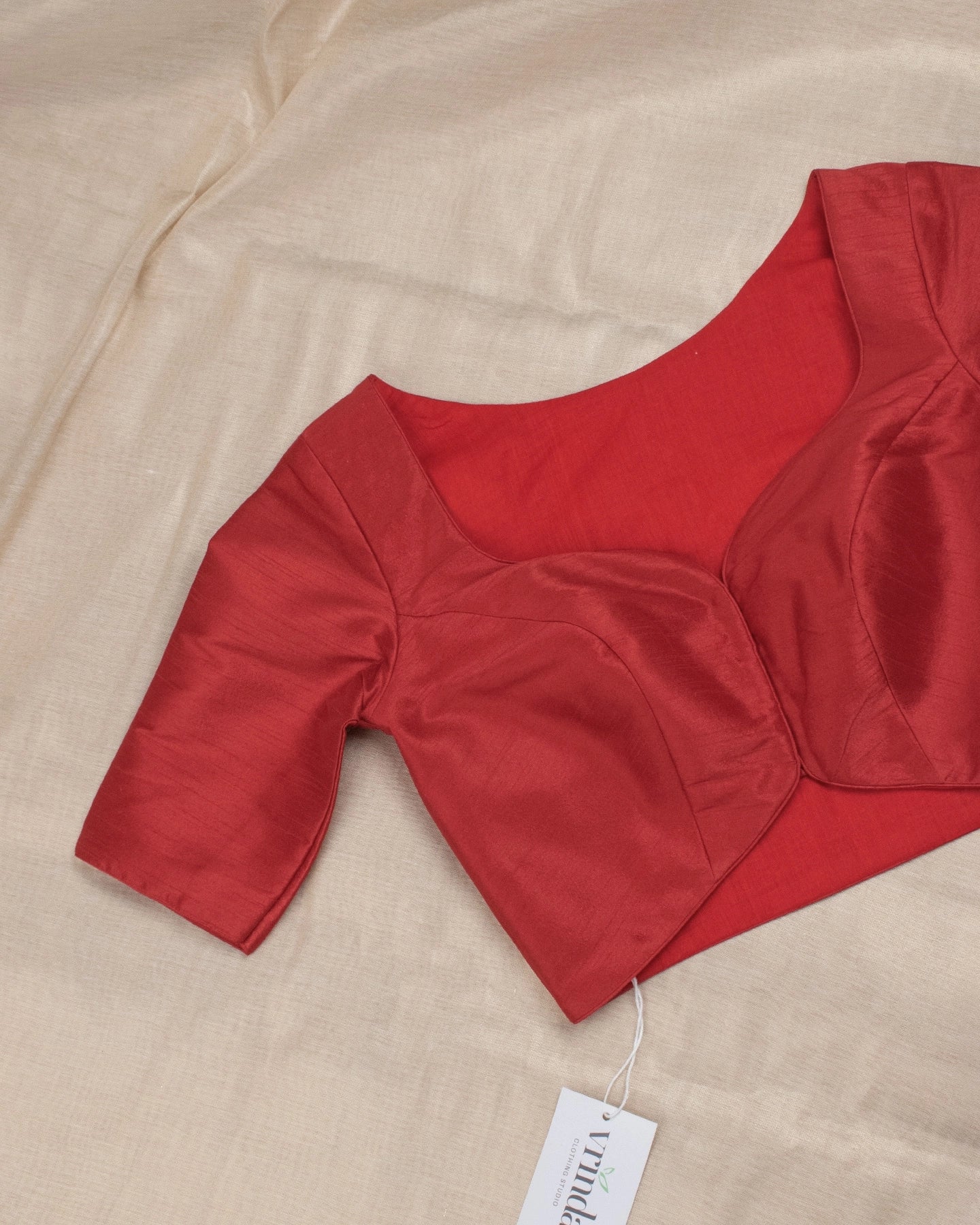 Tanjore Red Blouse