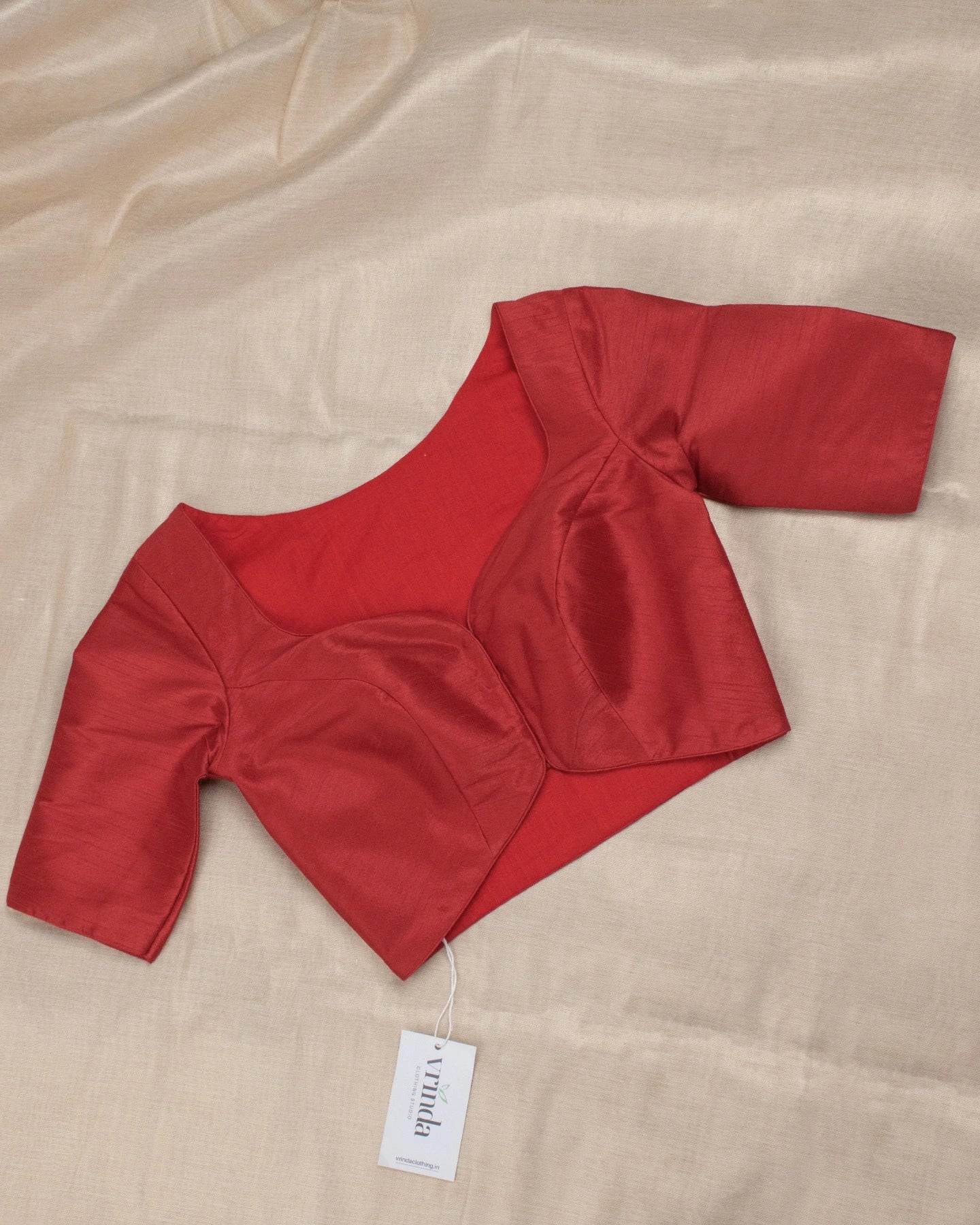 Tanjore Red Blouse