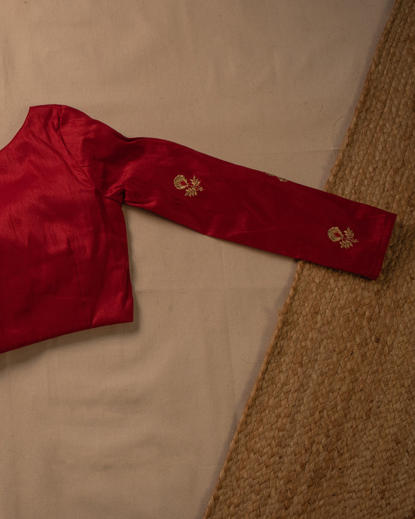 Gold Tulip Red Blouse