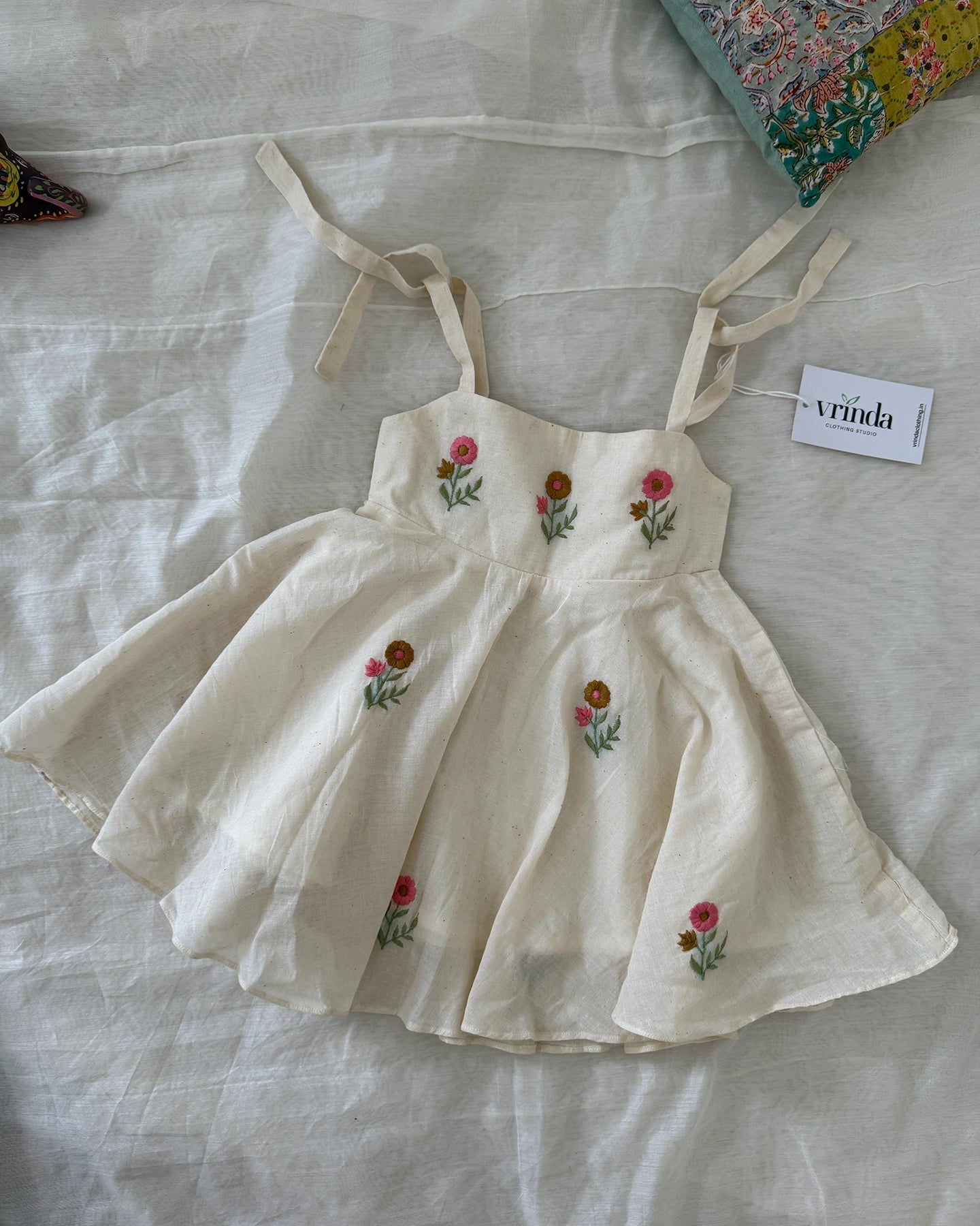 Vanilla Girl Embroidered Dress