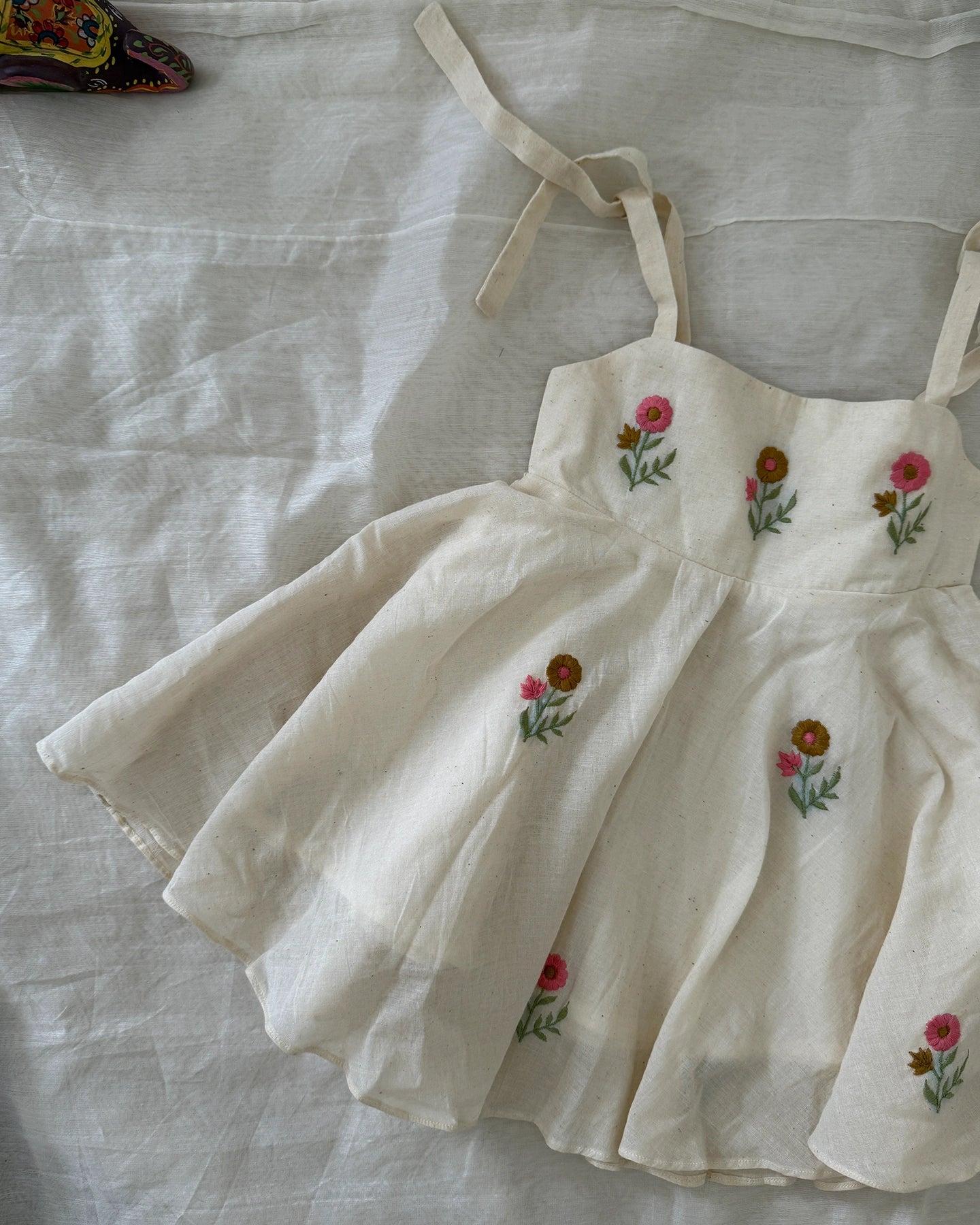 Vanilla Girl Embroidered Dress